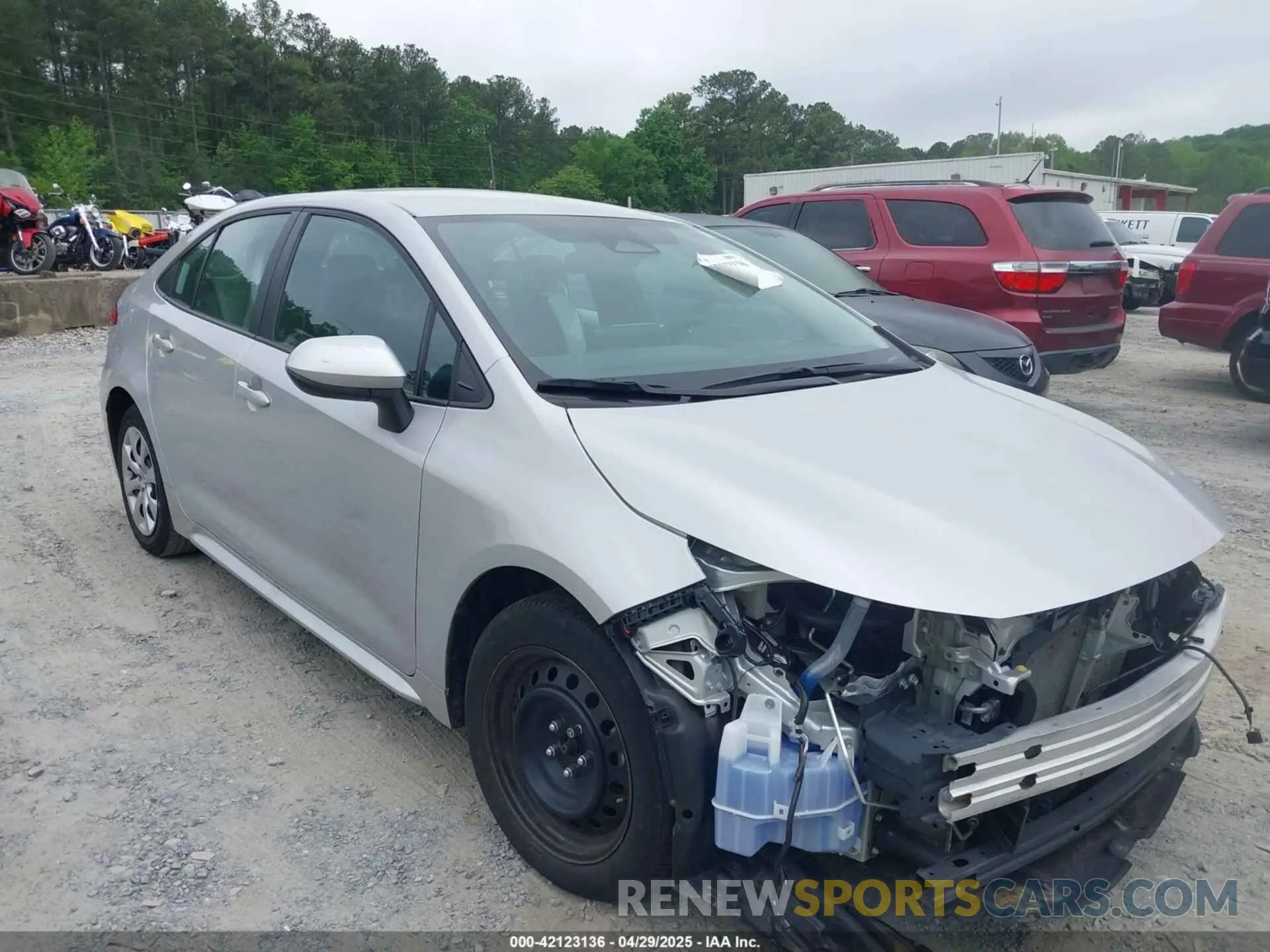 1 Photograph of a damaged car 5YFB4MDE7PP076504 TOYOTA COROLLA 2023