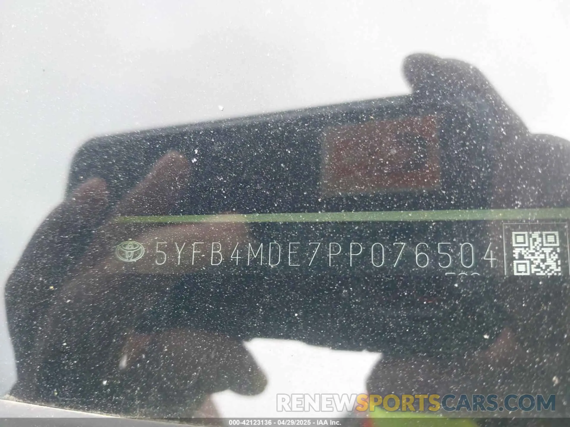 9 Photograph of a damaged car 5YFB4MDE7PP076504 TOYOTA COROLLA 2023