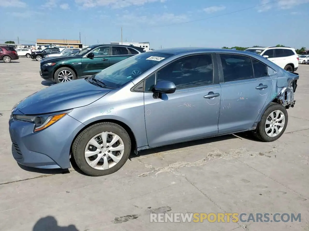 1 Photograph of a damaged car 5YFB4MDE8PP007949 TOYOTA COROLLA 2023