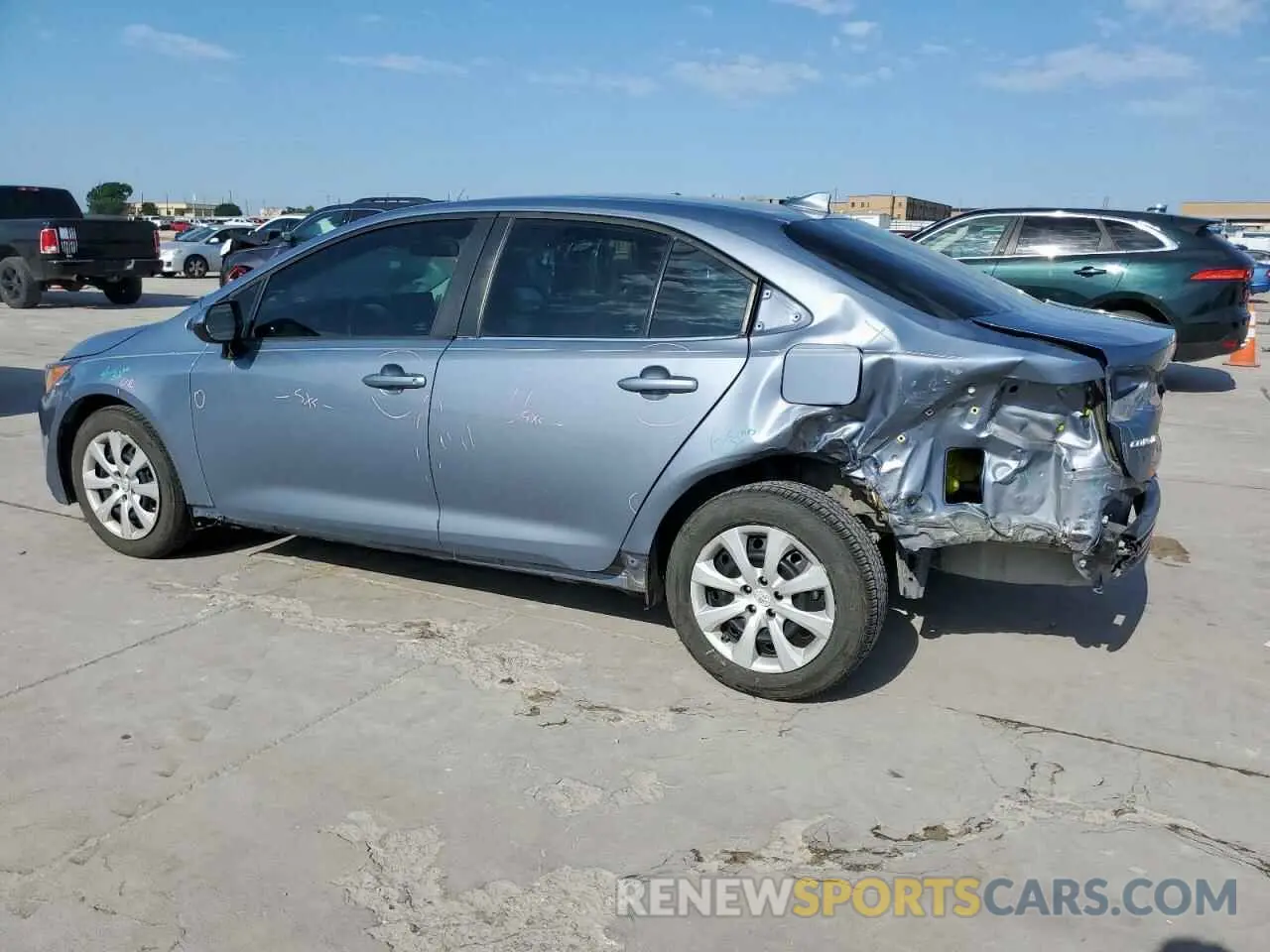 2 Photograph of a damaged car 5YFB4MDE8PP007949 TOYOTA COROLLA 2023