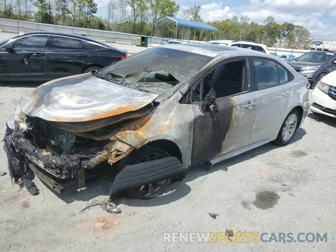 1 Photograph of a damaged car 5YFB4MDE8PP035444 TOYOTA COROLLA 2023