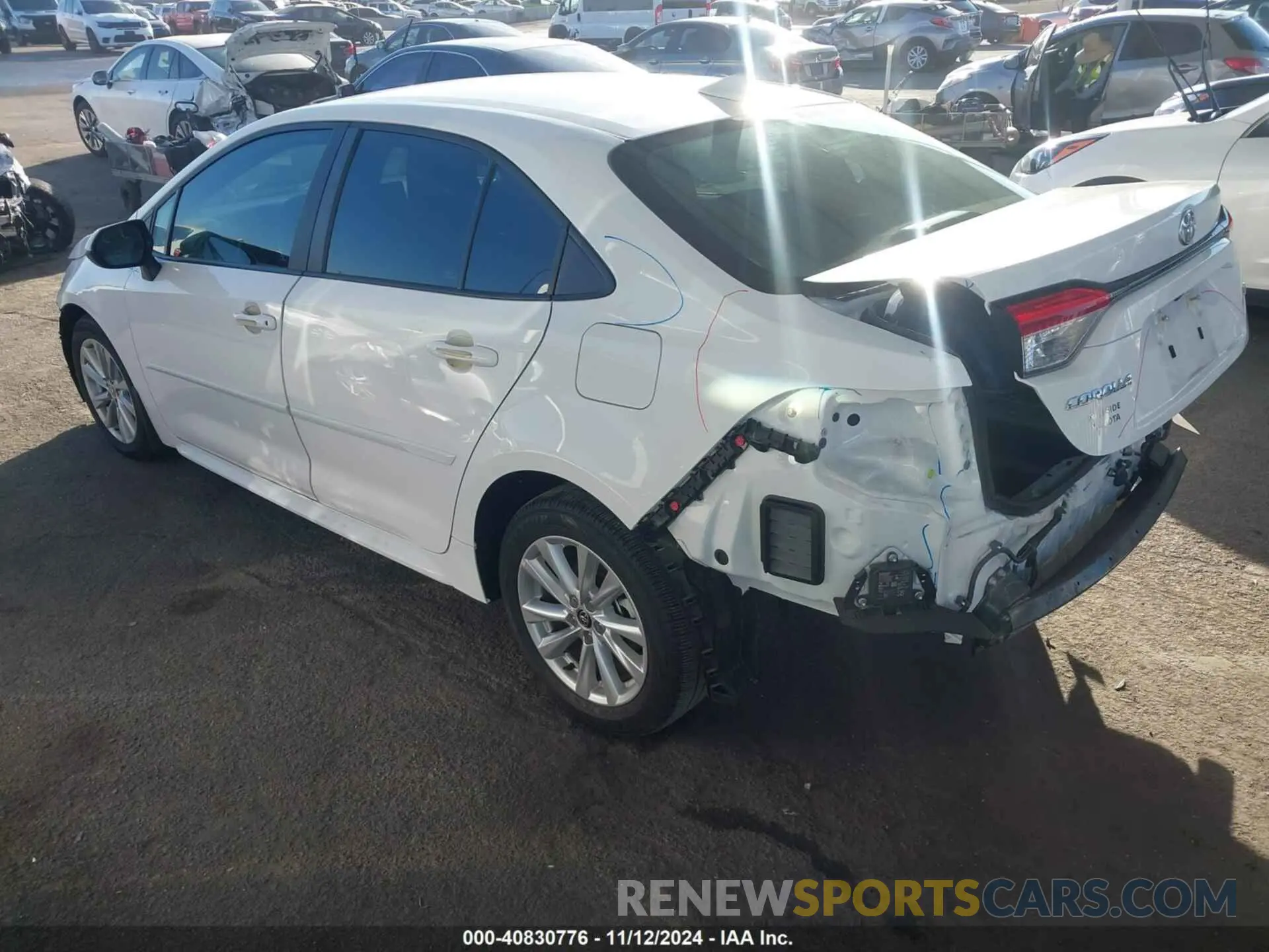 3 Photograph of a damaged car 5YFB4MDE8PP042474 TOYOTA COROLLA 2023
