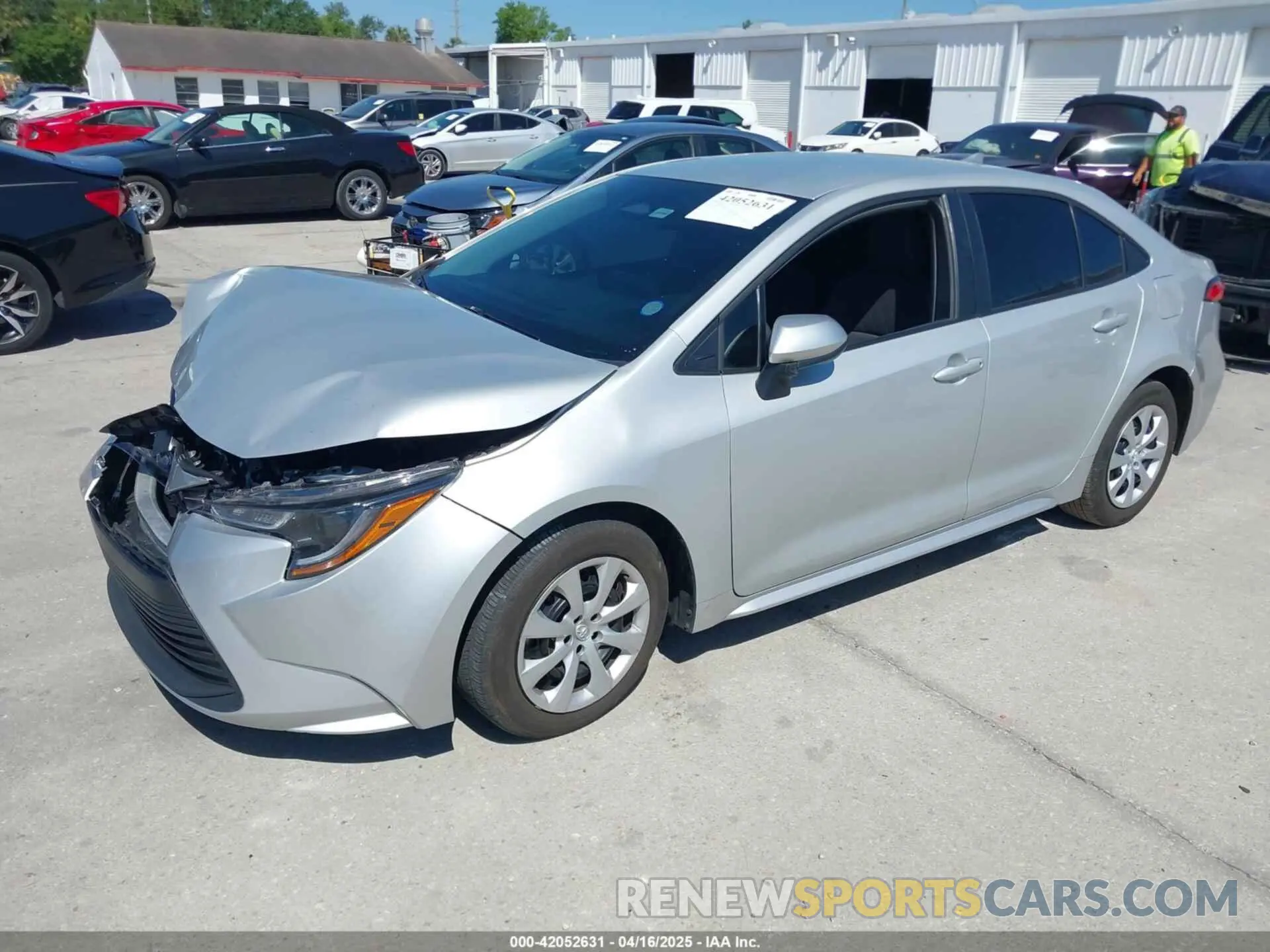 2 Photograph of a damaged car 5YFB4MDE8PP053698 TOYOTA COROLLA 2023