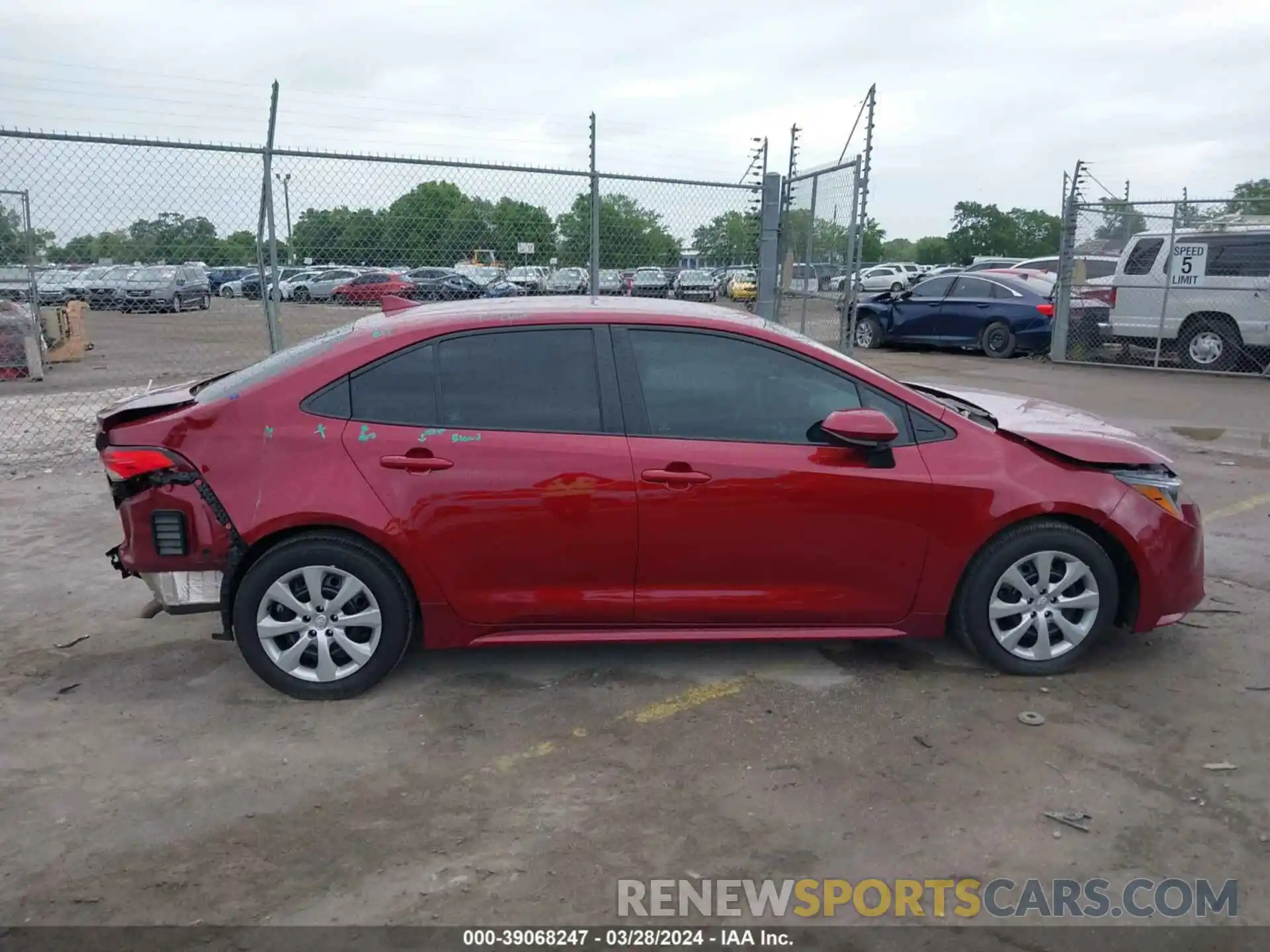 13 Photograph of a damaged car 5YFB4MDE8PP068511 TOYOTA COROLLA 2023