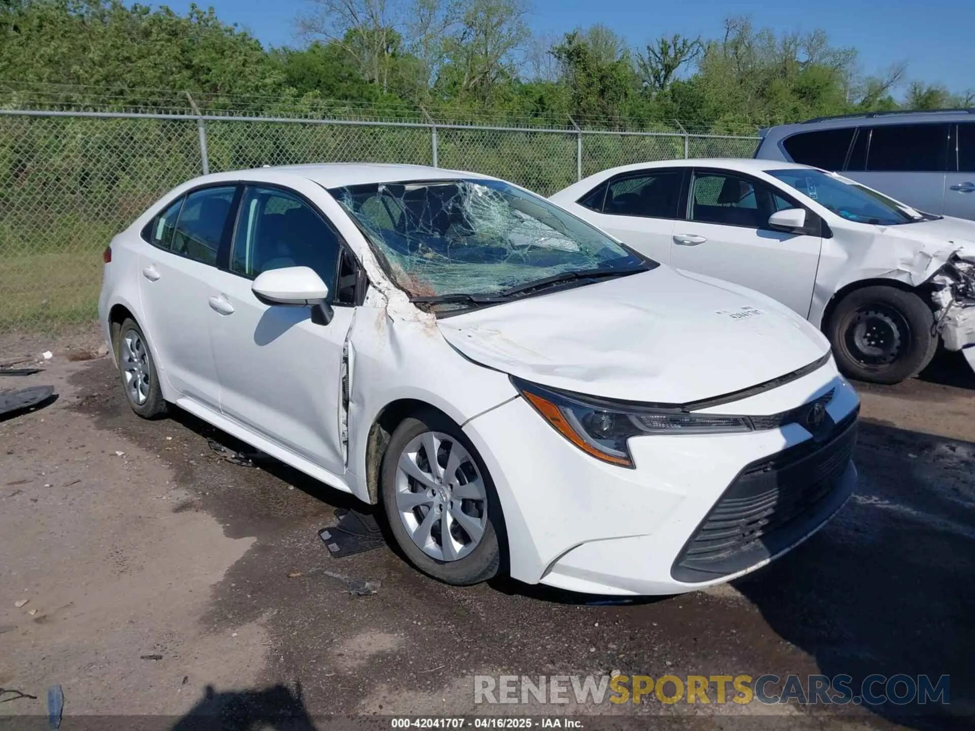 1 Photograph of a damaged car 5YFB4MDE8PP069156 TOYOTA COROLLA 2023