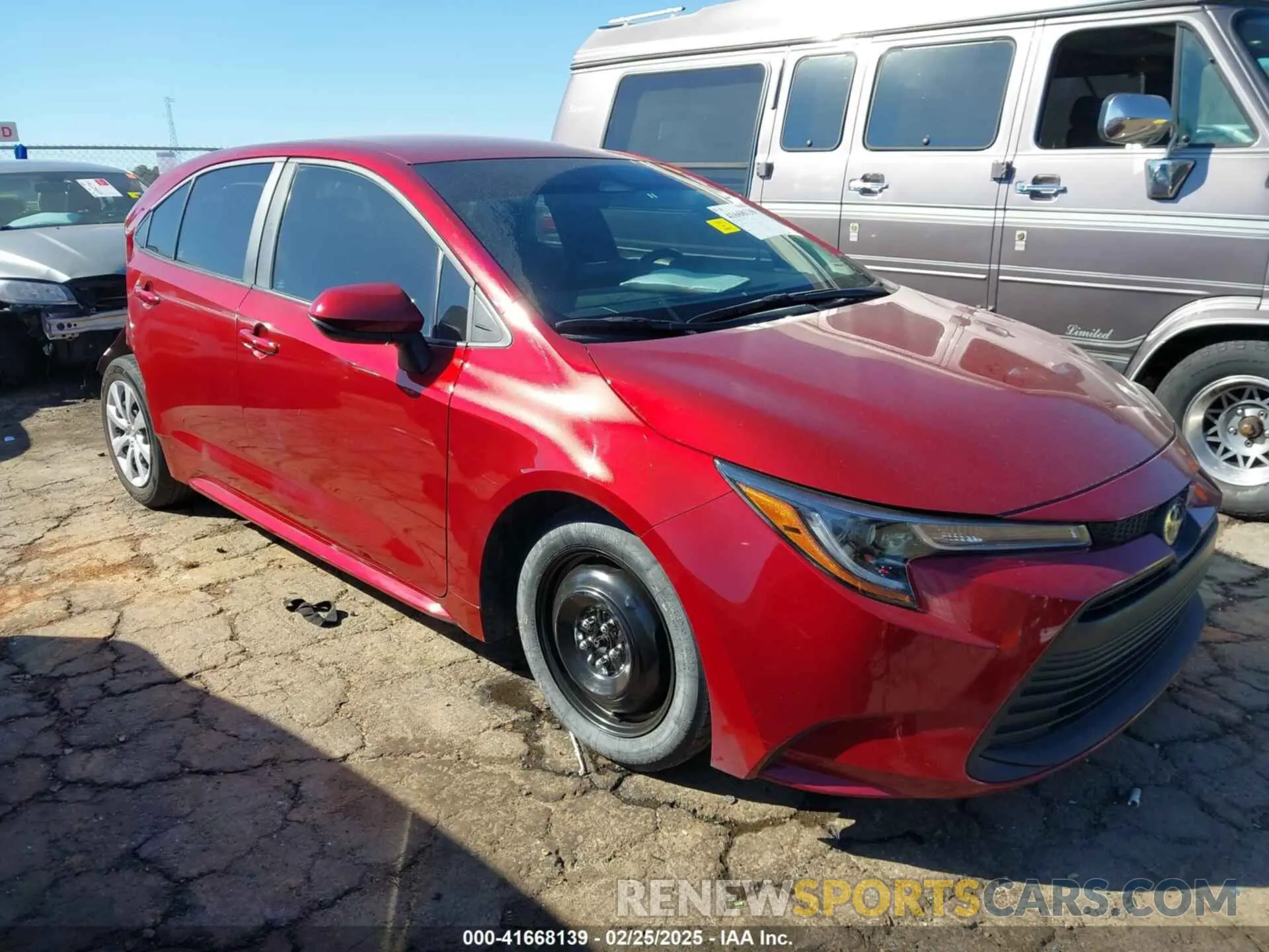 1 Photograph of a damaged car 5YFB4MDE8PP074132 TOYOTA COROLLA 2023