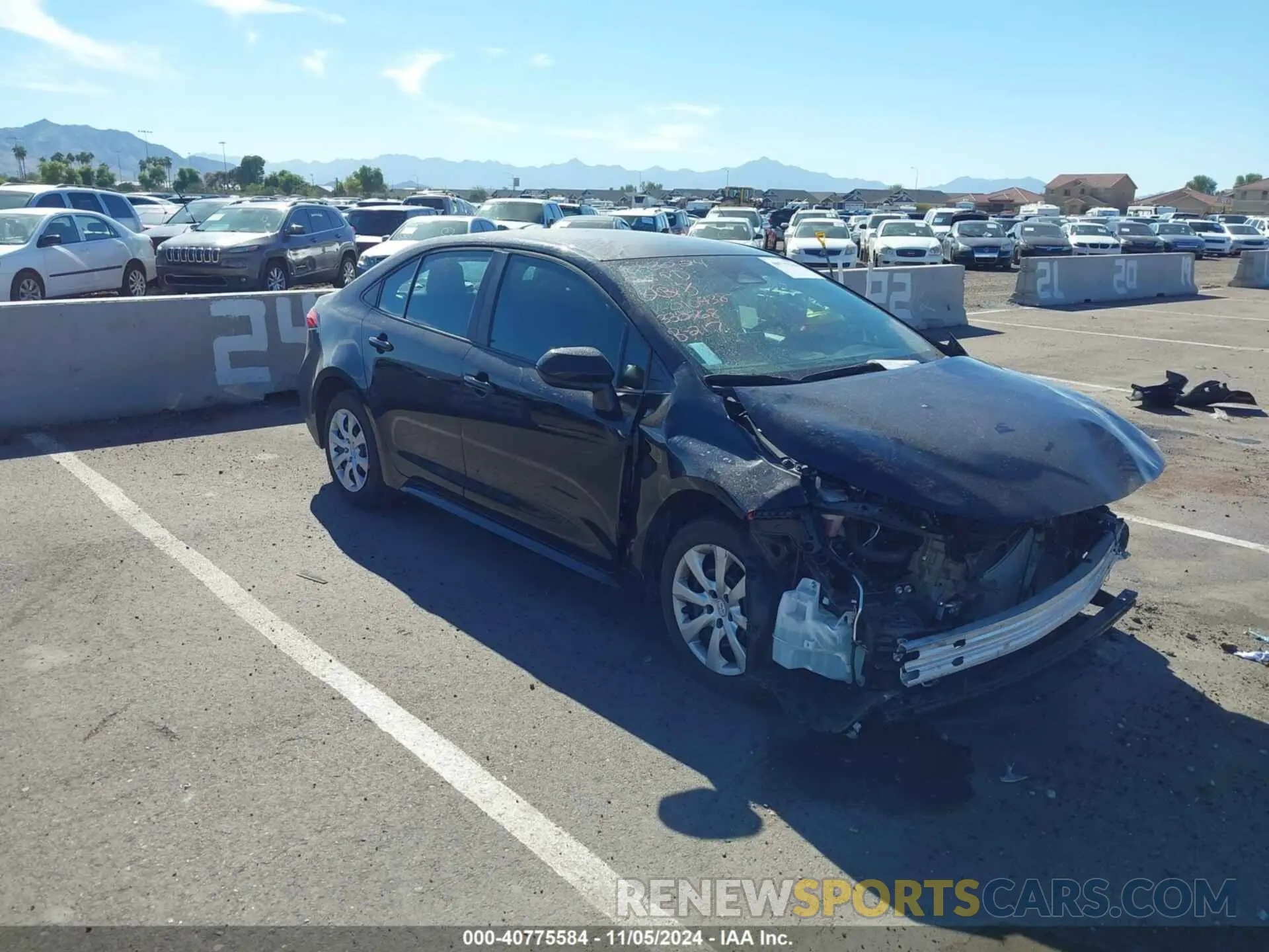 1 Photograph of a damaged car 5YFB4MDE9PP010438 TOYOTA COROLLA 2023