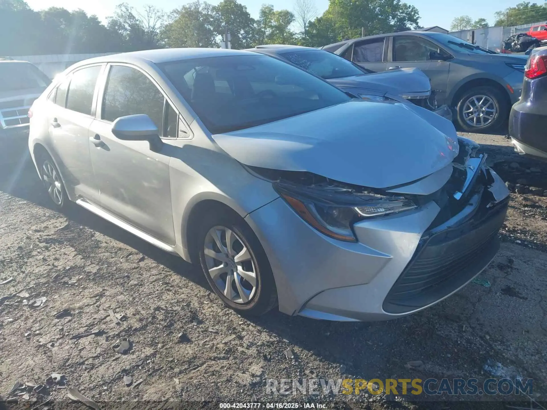 1 Photograph of a damaged car 5YFB4MDE9PP019270 TOYOTA COROLLA 2023