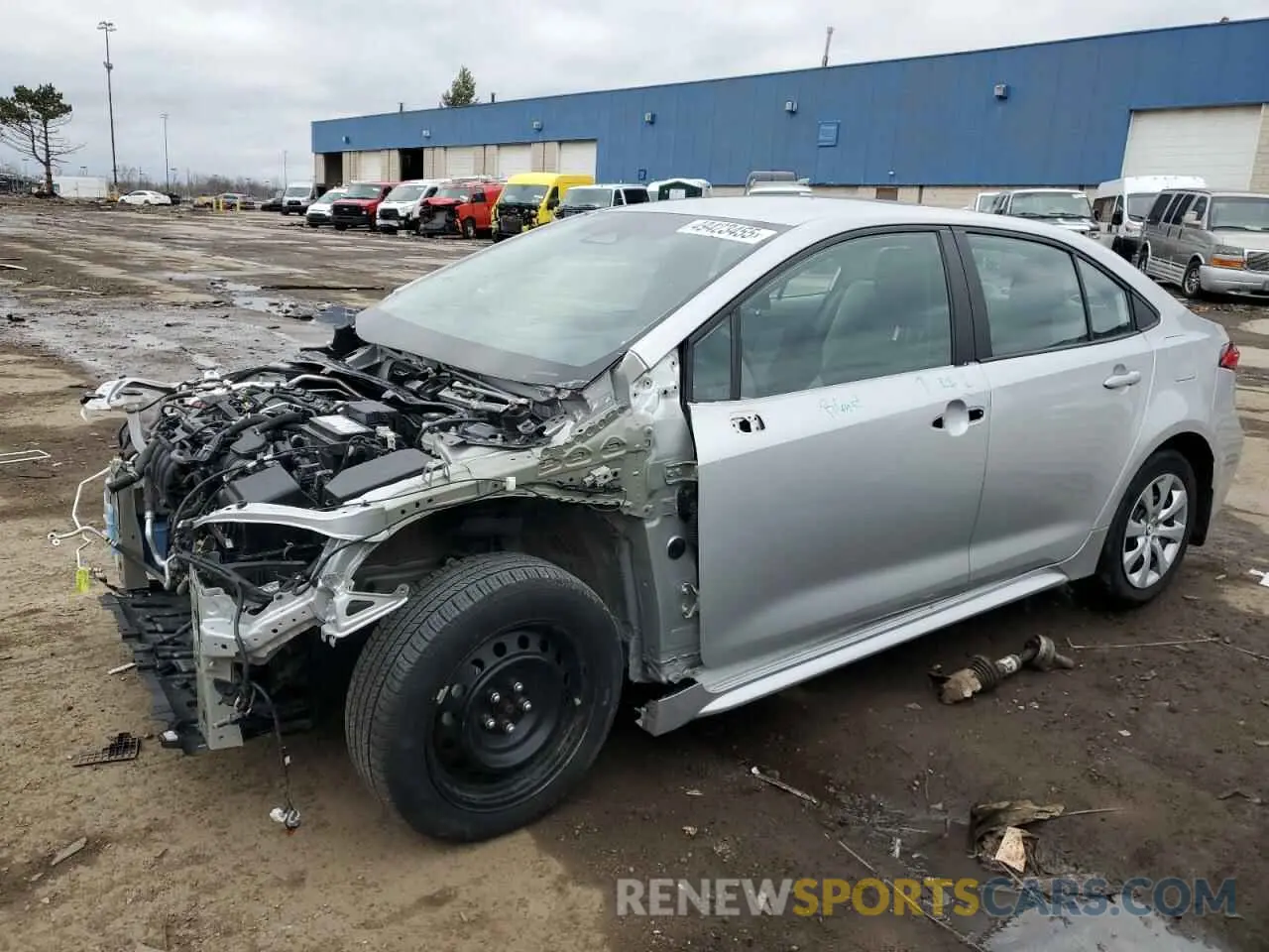 1 Photograph of a damaged car 5YFB4MDE9PP029376 TOYOTA COROLLA 2023