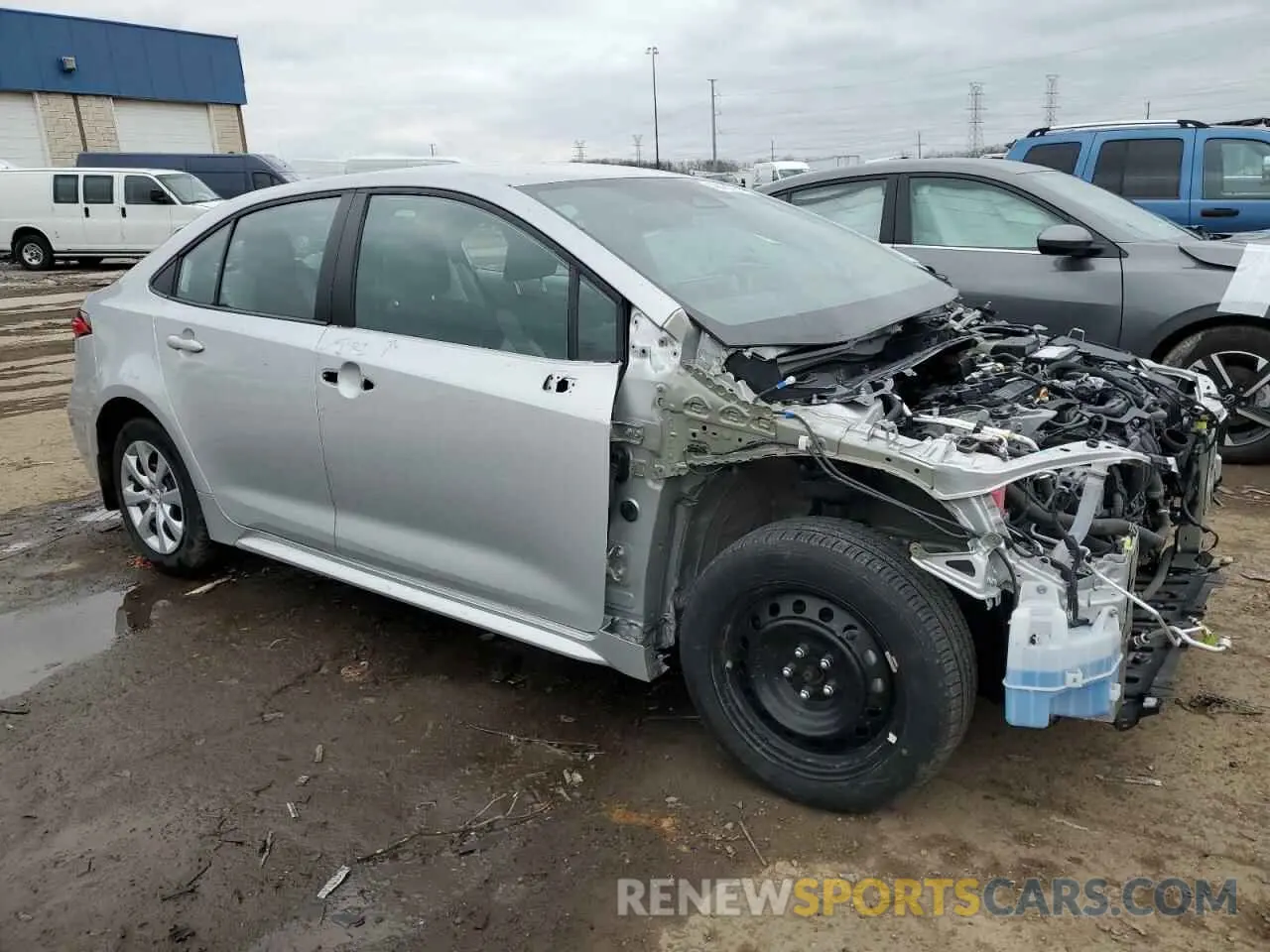 4 Photograph of a damaged car 5YFB4MDE9PP029376 TOYOTA COROLLA 2023