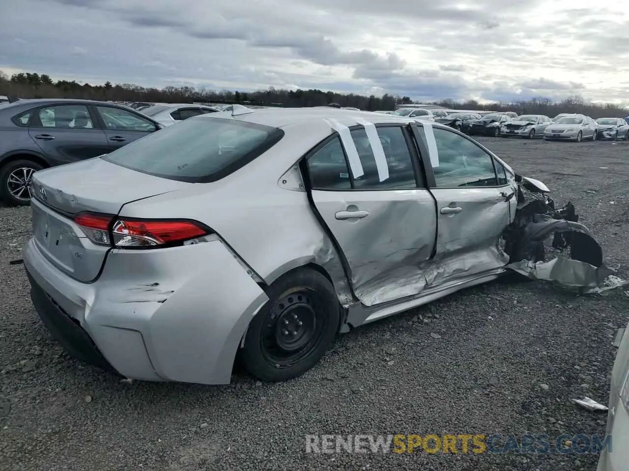 3 Photograph of a damaged car 5YFB4MDE9PP038966 TOYOTA COROLLA 2023