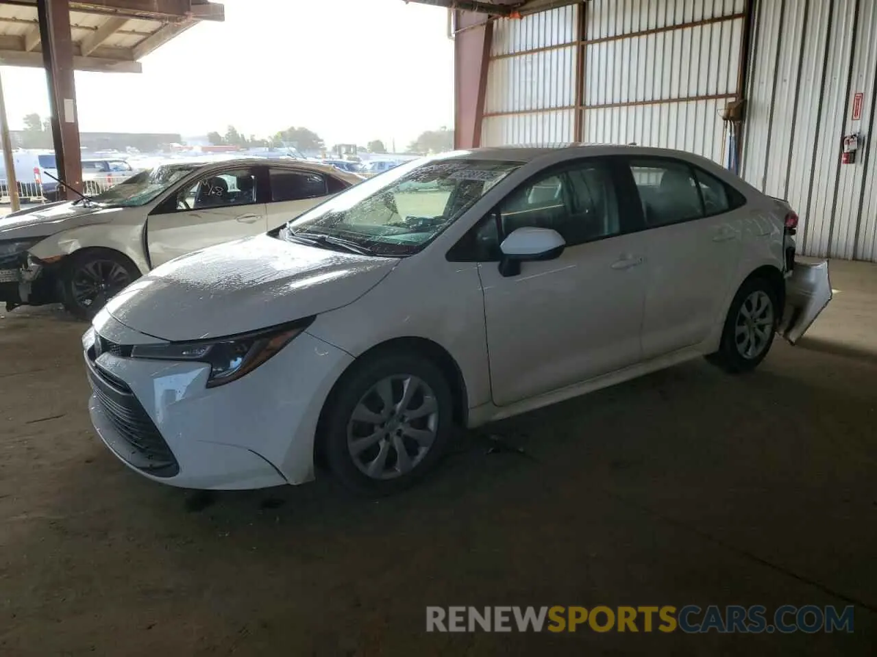 1 Photograph of a damaged car 5YFB4MDE9PP044122 TOYOTA COROLLA 2023