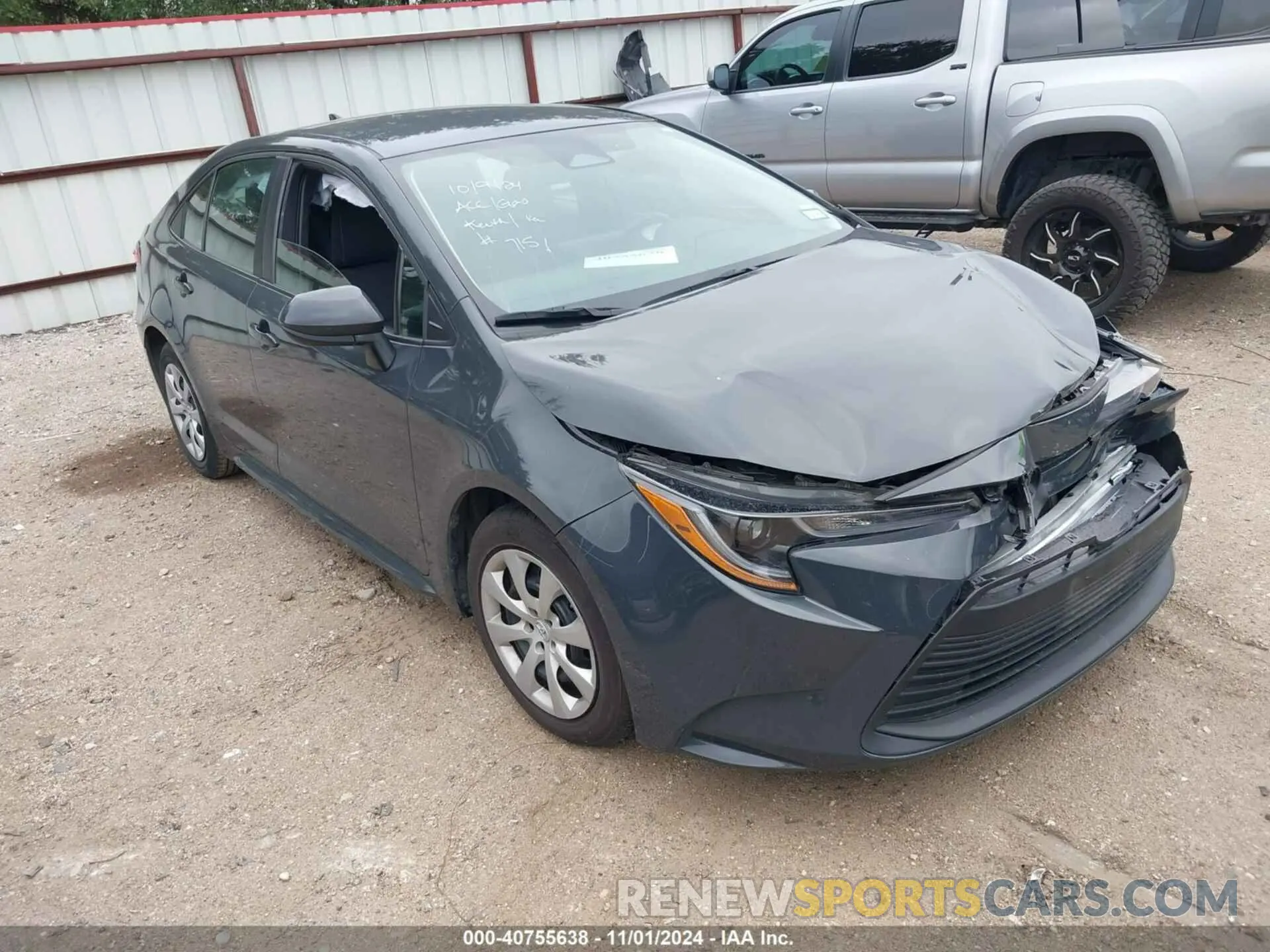1 Photograph of a damaged car 5YFB4MDE9PP047151 TOYOTA COROLLA 2023