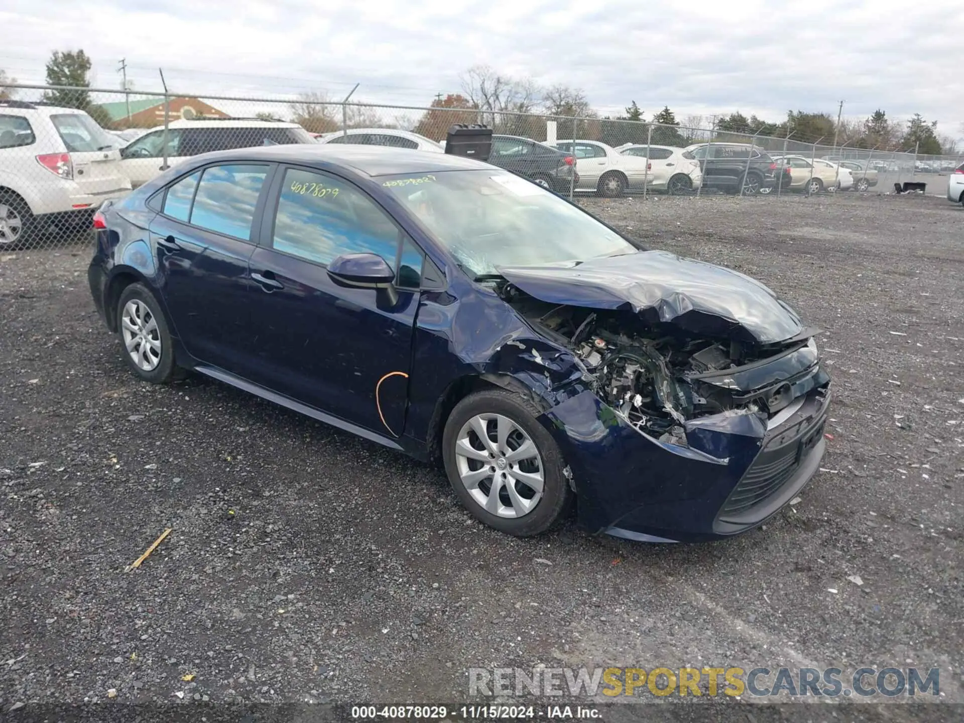 1 Photograph of a damaged car 5YFB4MDE9PP052155 TOYOTA COROLLA 2023
