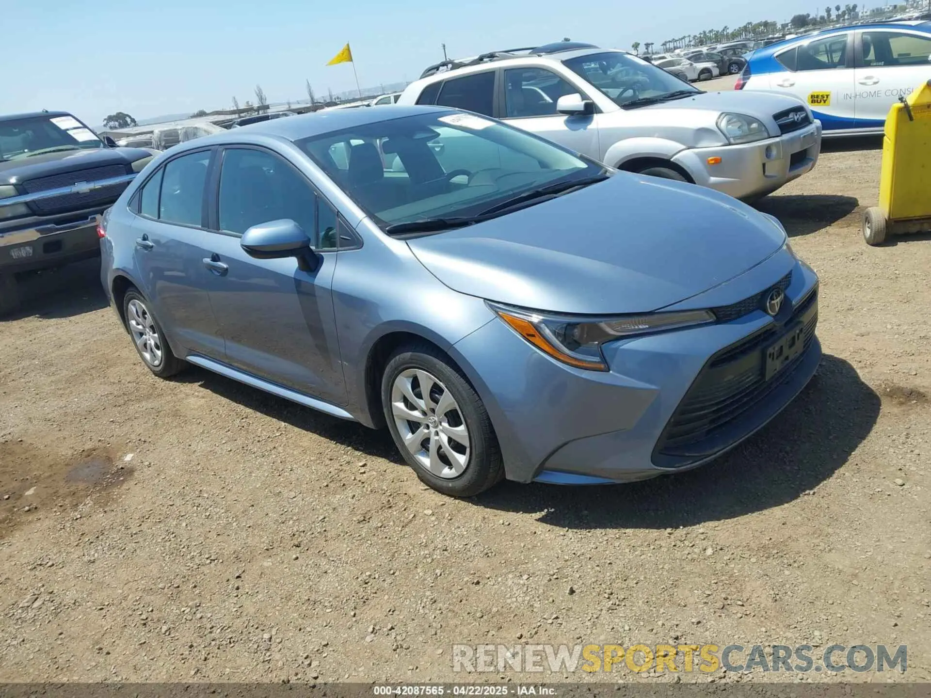 1 Photograph of a damaged car 5YFB4MDE9PP052382 TOYOTA COROLLA 2023