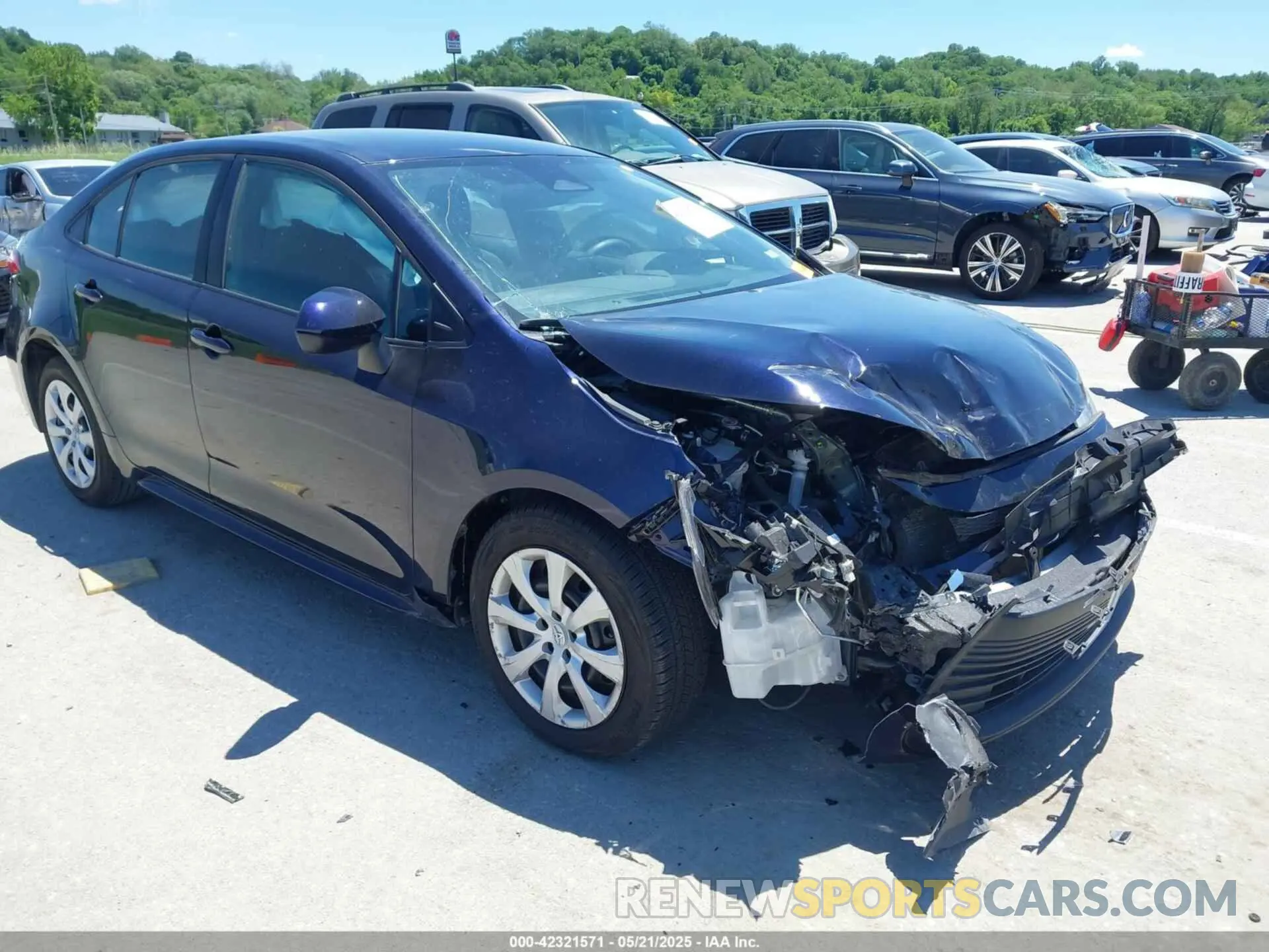 1 Photograph of a damaged car 5YFB4MDE9PP056769 TOYOTA COROLLA 2023