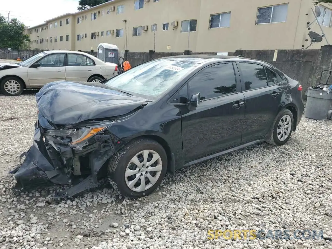 1 Photograph of a damaged car 5YFB4MDE9PP077444 TOYOTA COROLLA 2023