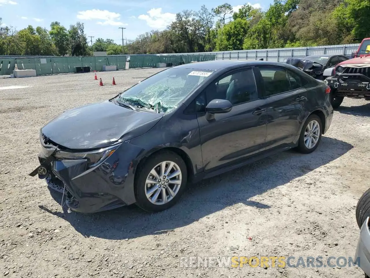 1 Photograph of a damaged car 5YFB4MDEXPP007421 TOYOTA COROLLA 2023