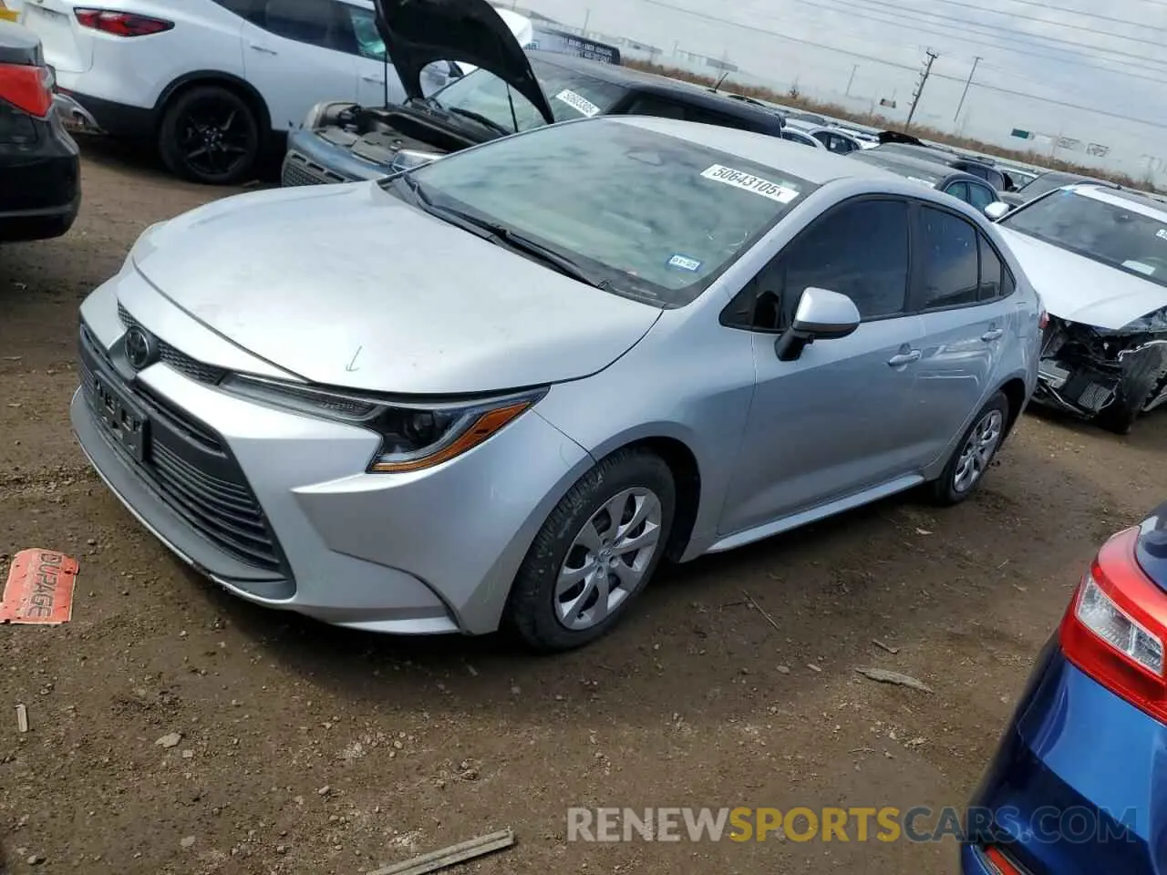 1 Photograph of a damaged car 5YFB4MDEXPP012151 TOYOTA COROLLA 2023