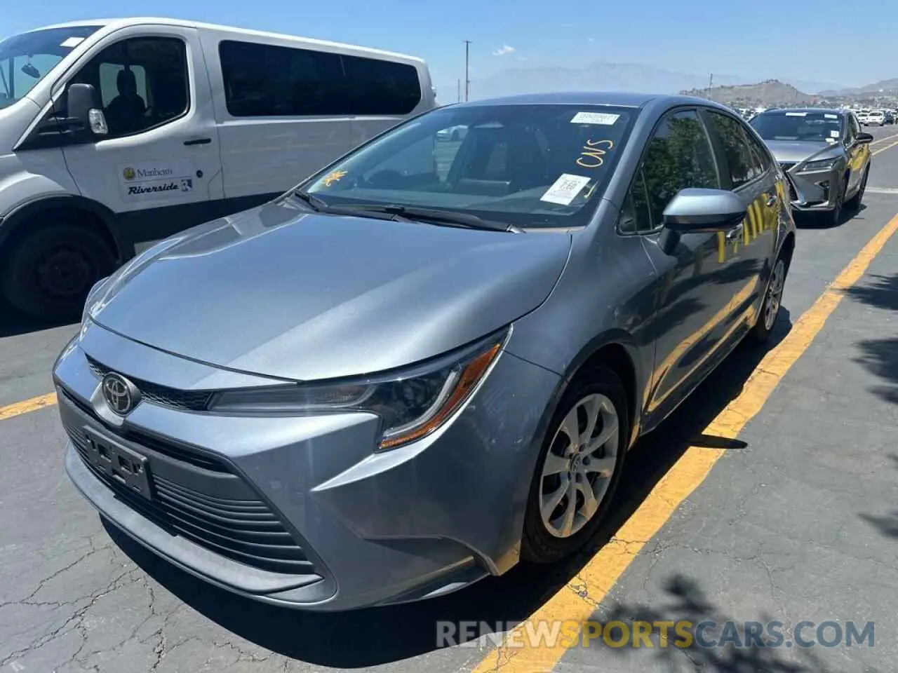 1 Photograph of a damaged car 5YFB4MDEXPP025532 TOYOTA COROLLA 2023