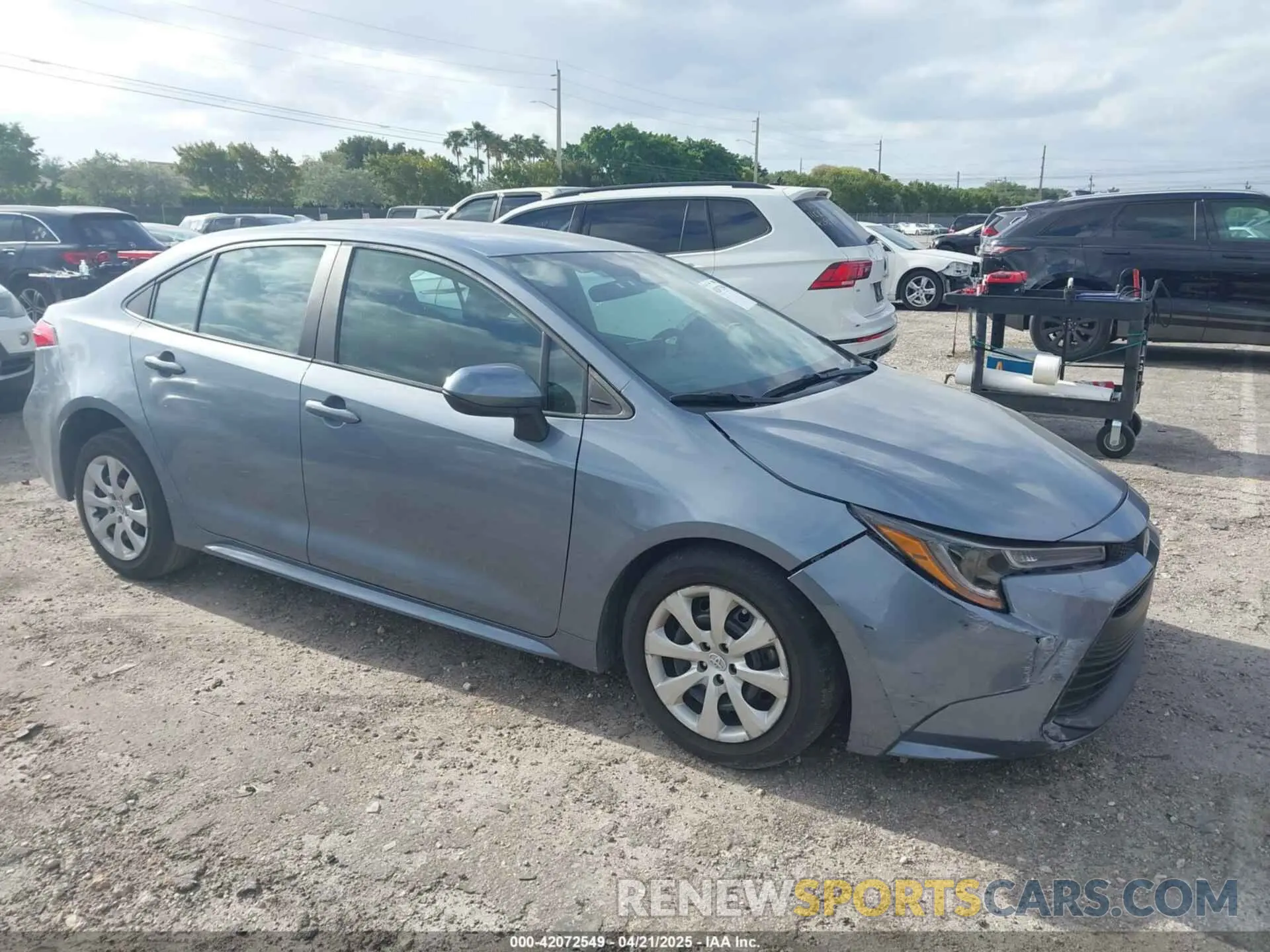 1 Photograph of a damaged car 5YFB4MDEXPP027815 TOYOTA COROLLA 2023