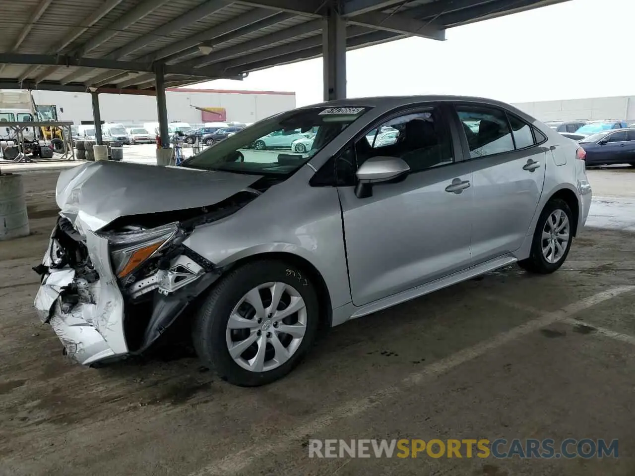 1 Photograph of a damaged car 5YFB4MDEXPP058269 TOYOTA COROLLA 2023