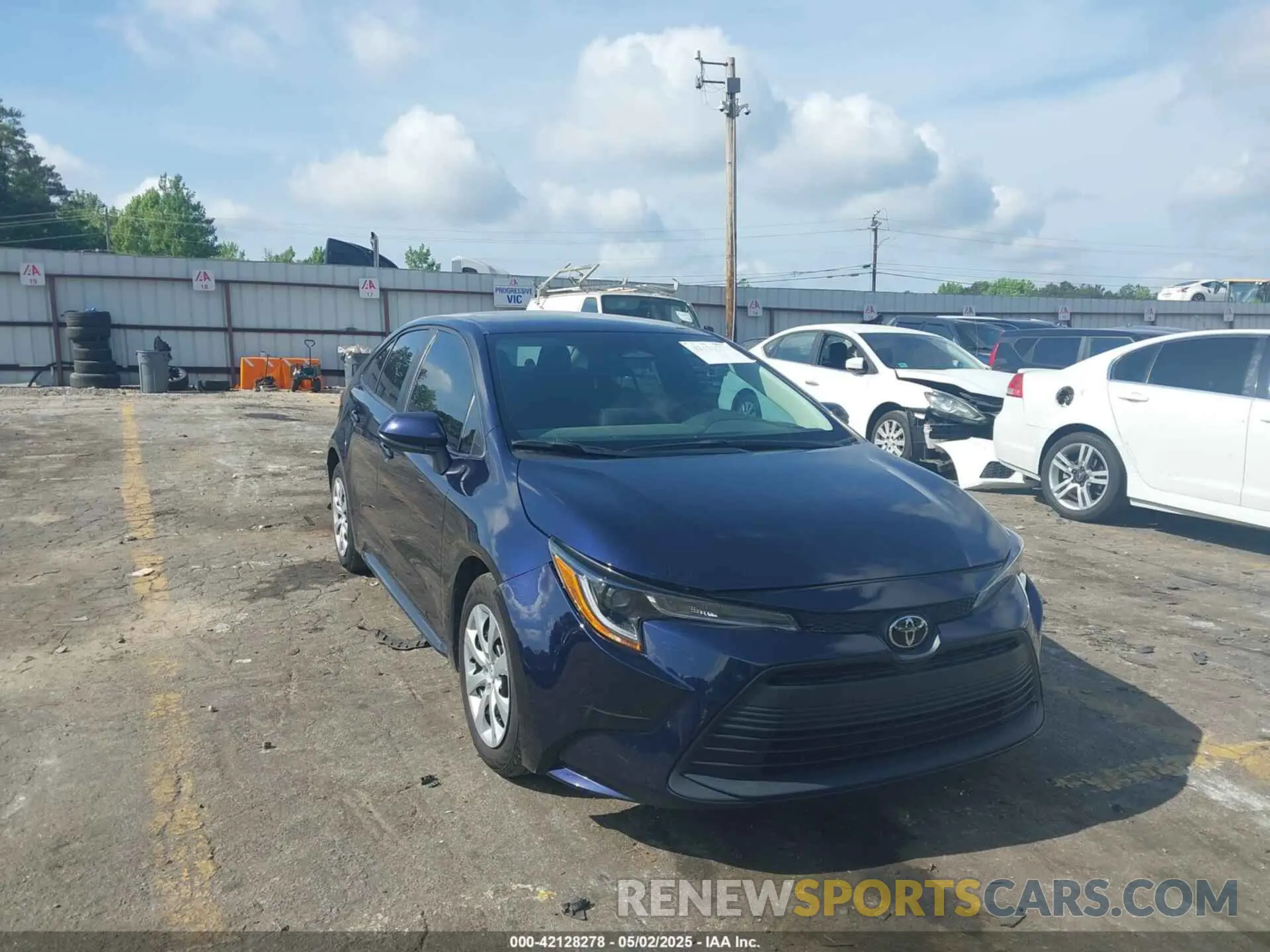 1 Photograph of a damaged car 5YFB4MDEXPP063973 TOYOTA COROLLA 2023