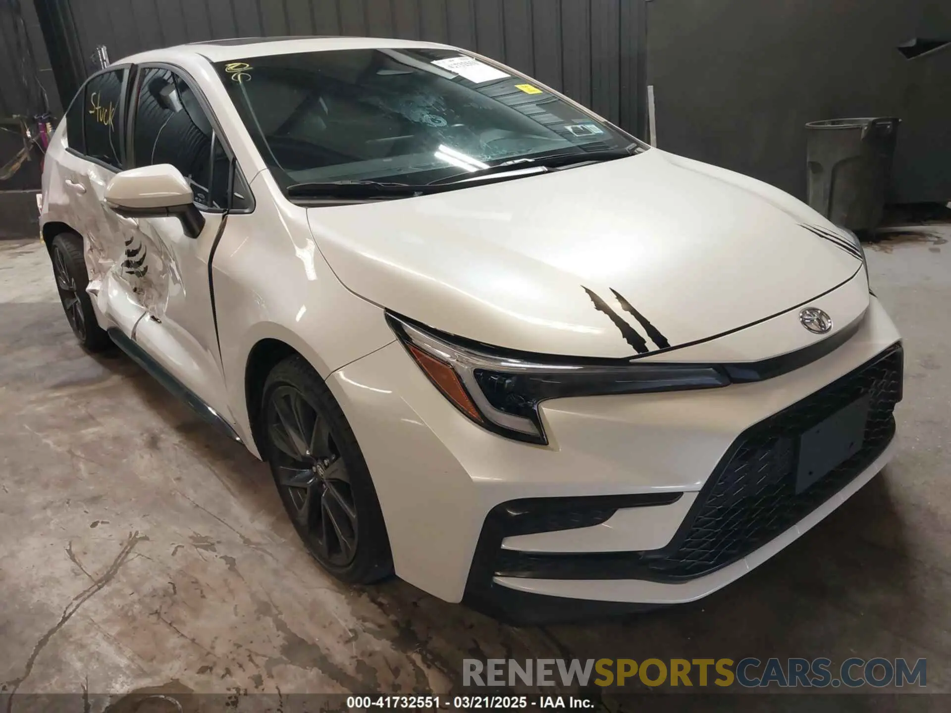 1 Photograph of a damaged car 5YFP4MCE0PP151910 TOYOTA COROLLA 2023