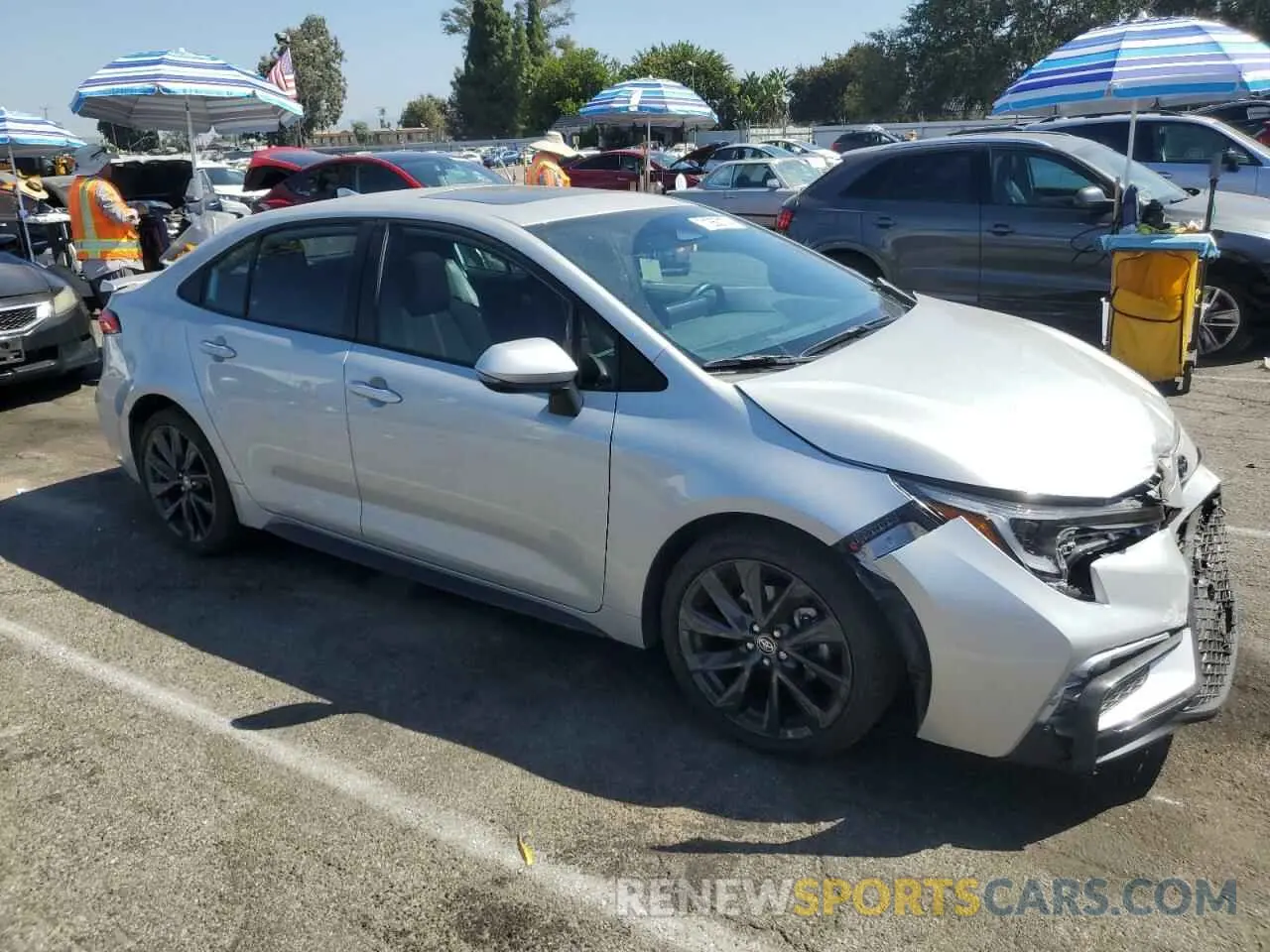 4 Photograph of a damaged car 5YFP4MCE9PP166938 TOYOTA COROLLA 2023