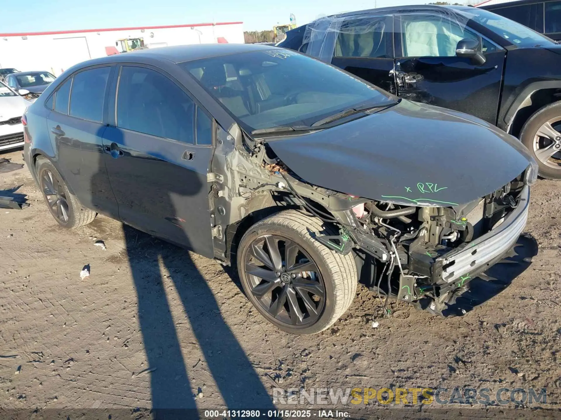1 Photograph of a damaged car 5YFS4MCE0PP146703 TOYOTA COROLLA 2023