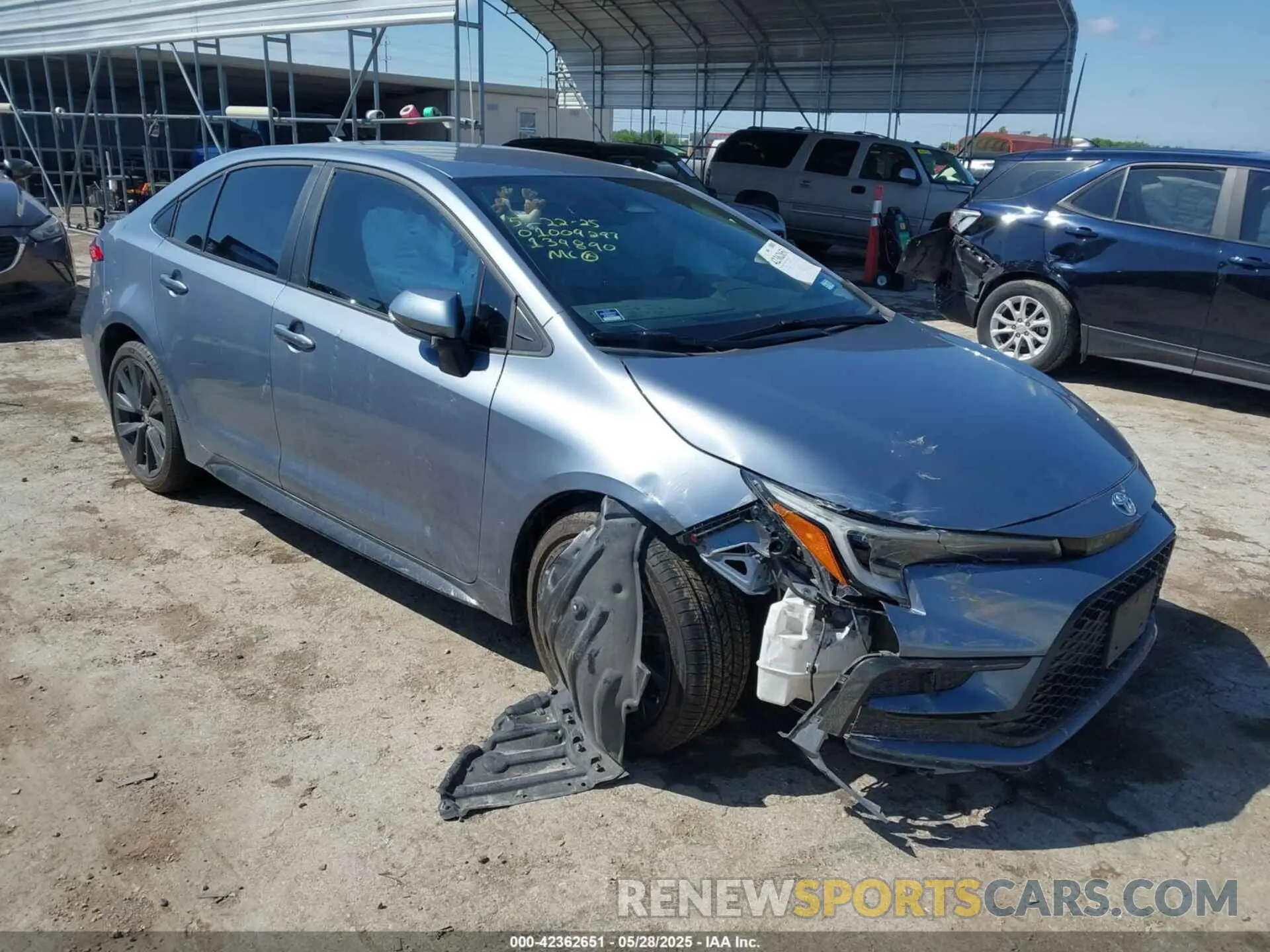 1 Photograph of a damaged car 5YFS4MCE1PP139890 TOYOTA COROLLA 2023