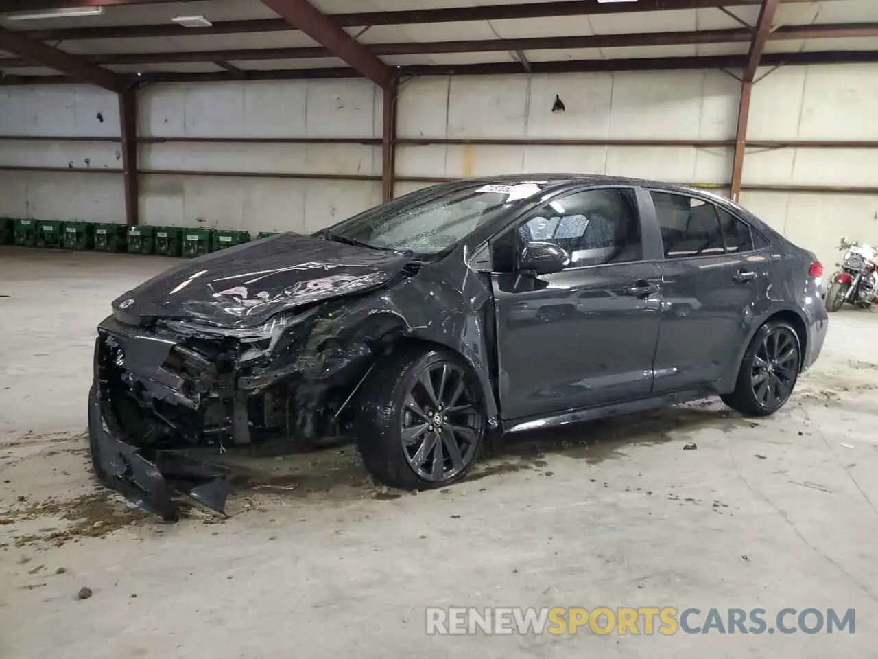 1 Photograph of a damaged car 5YFS4MCE1PP140344 TOYOTA COROLLA 2023