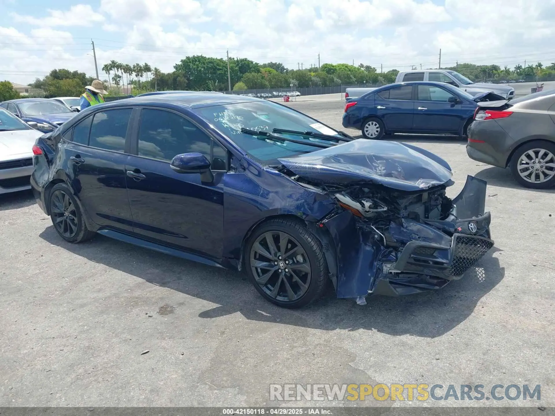 1 Photograph of a damaged car 5YFS4MCE1PP140537 TOYOTA COROLLA 2023