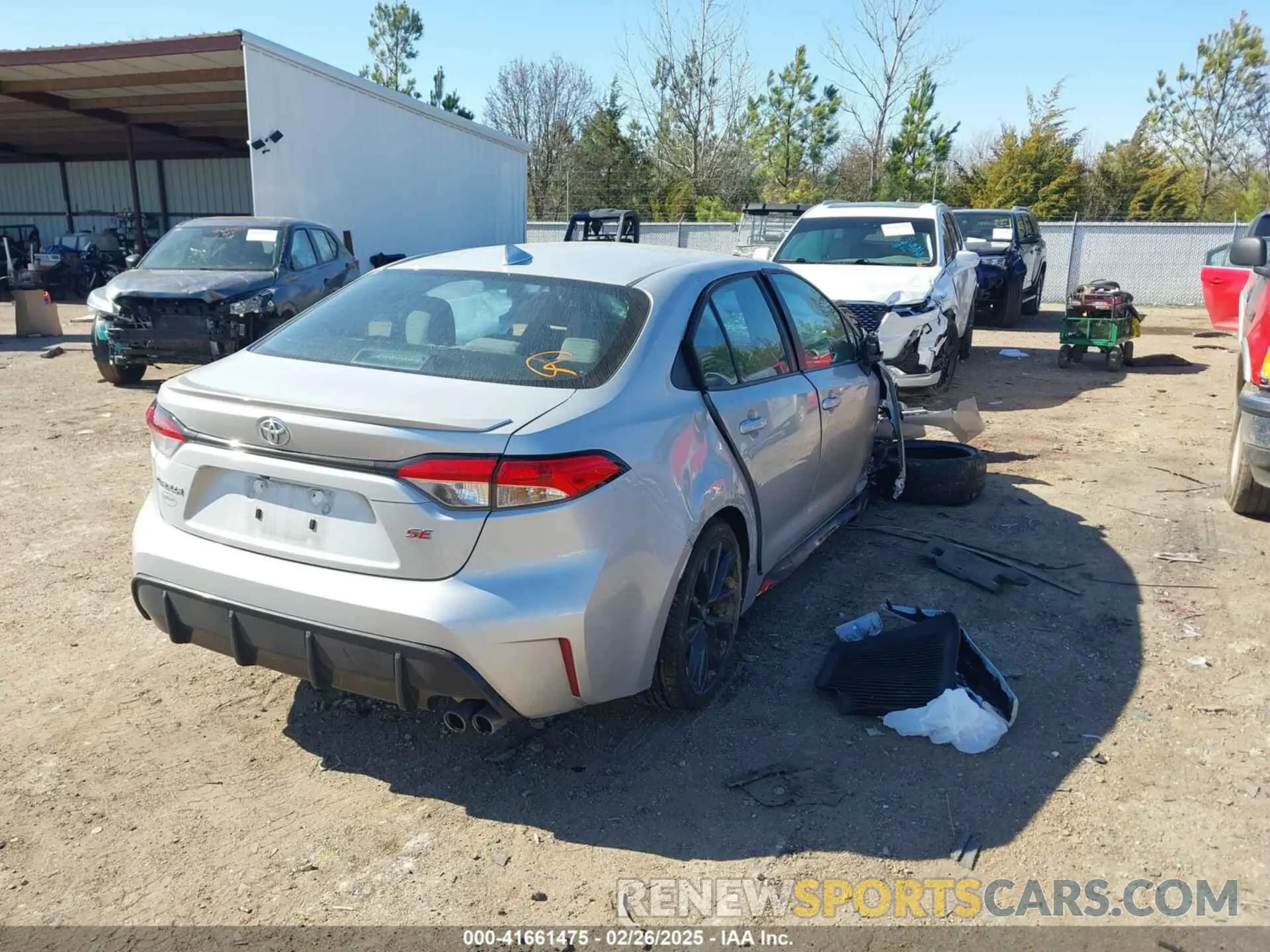 4 Photograph of a damaged car 5YFS4MCE1PP143387 TOYOTA COROLLA 2023