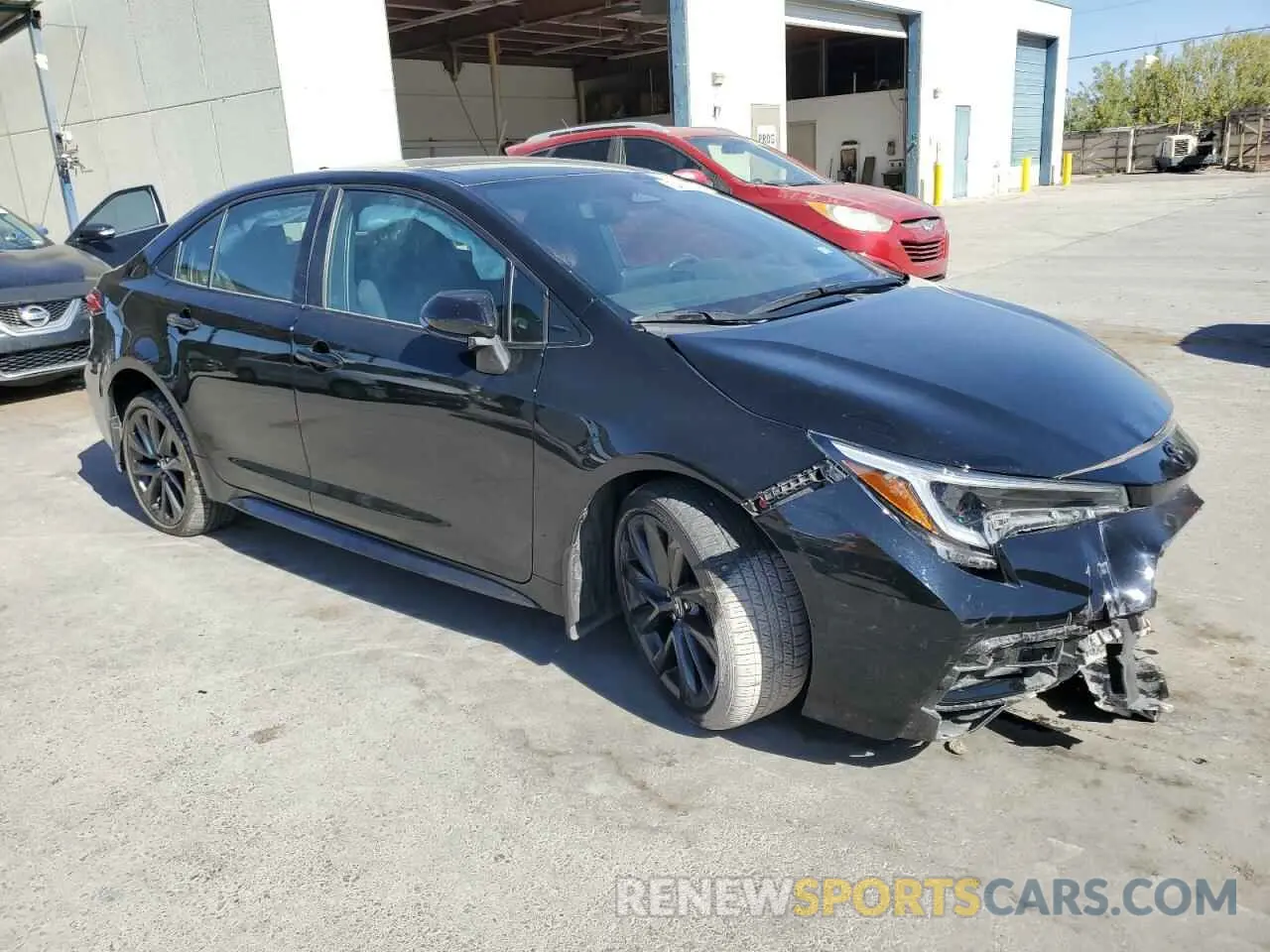 4 Photograph of a damaged car 5YFS4MCE1PP149335 TOYOTA COROLLA 2023