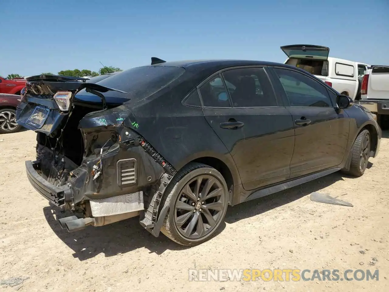 3 Photograph of a damaged car 5YFS4MCE1PP153837 TOYOTA COROLLA 2023