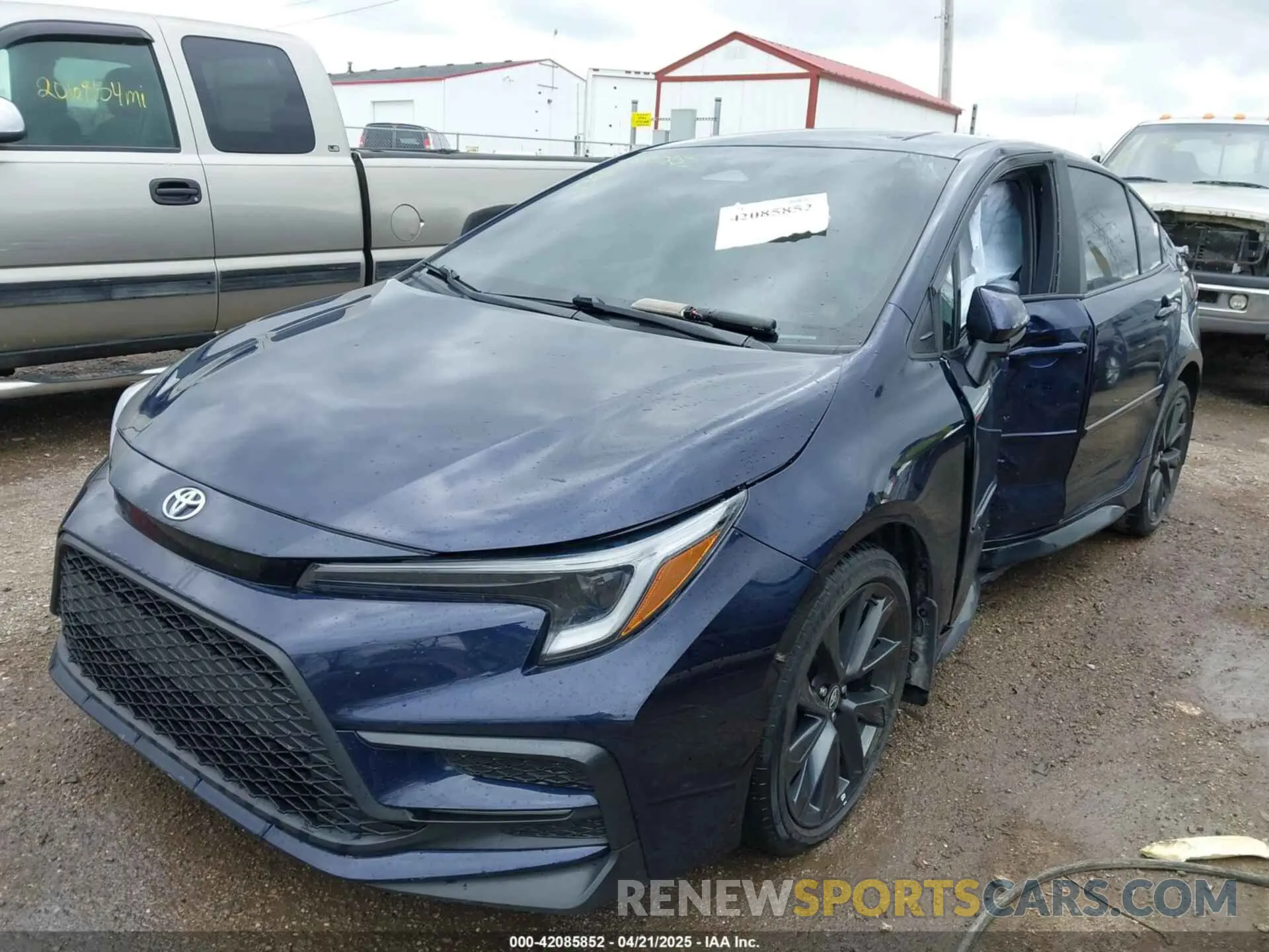 2 Photograph of a damaged car 5YFS4MCE2PP143401 TOYOTA COROLLA 2023