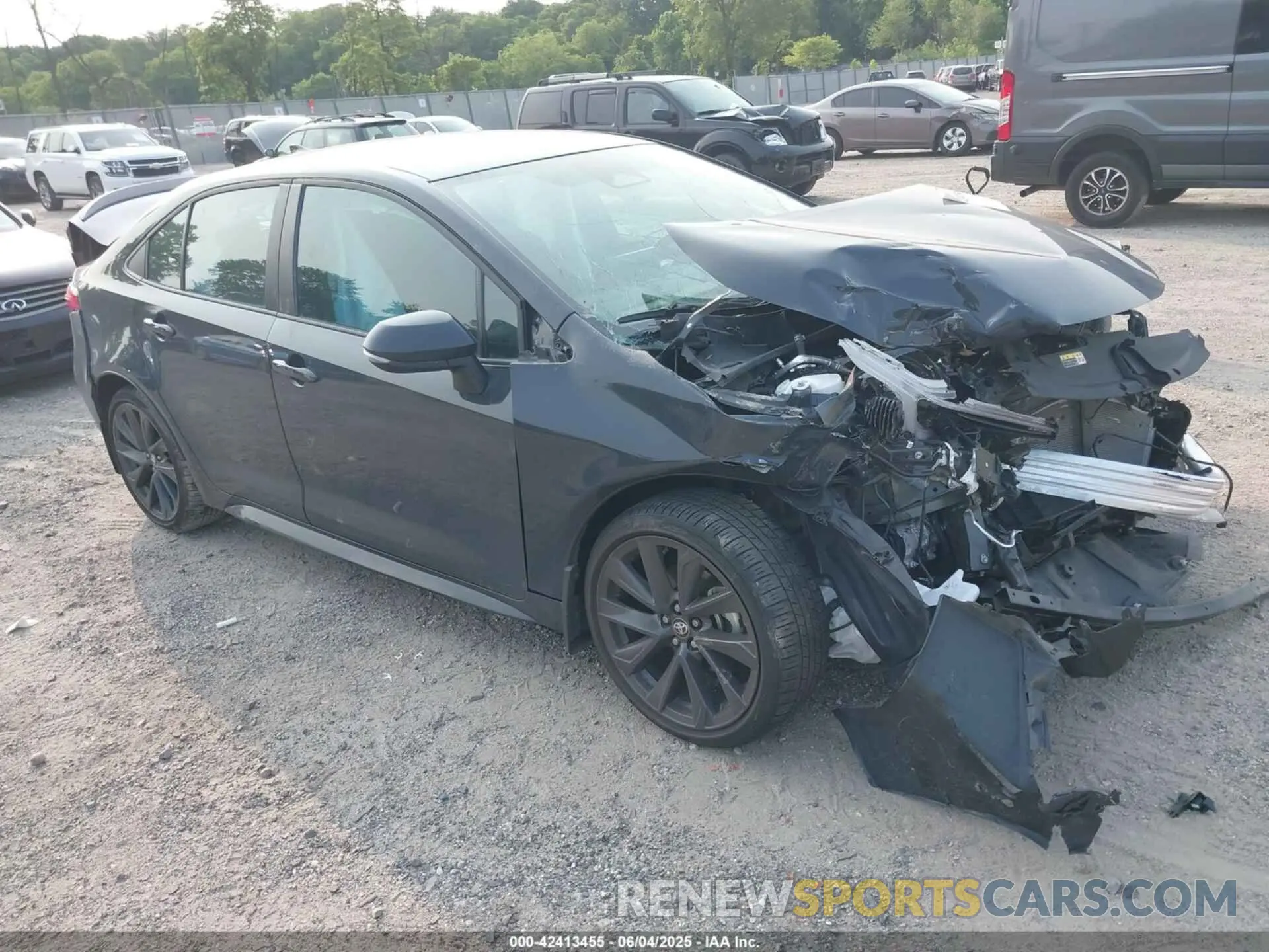 1 Photograph of a damaged car 5YFS4MCE4PP142668 TOYOTA COROLLA 2023