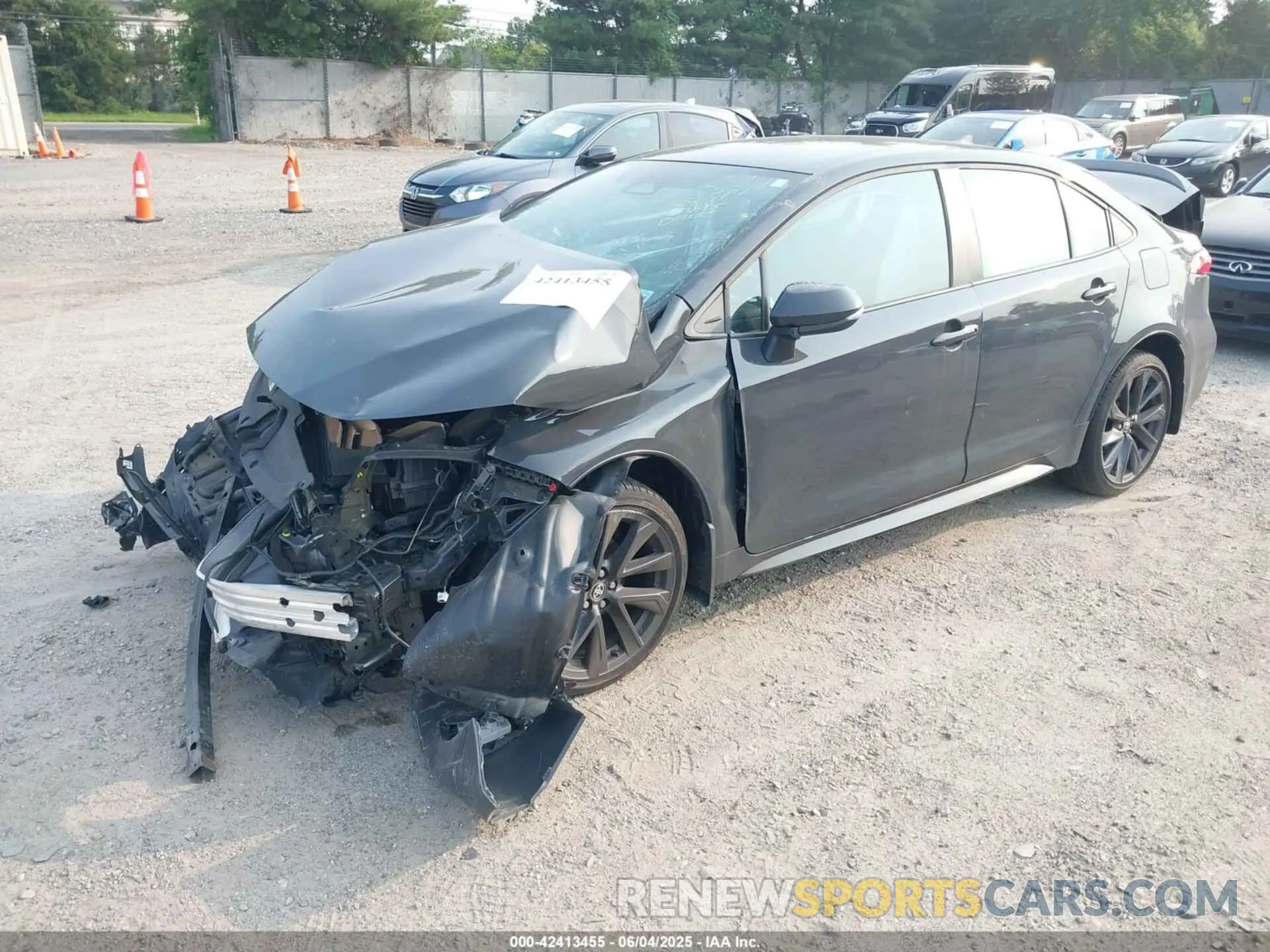 2 Photograph of a damaged car 5YFS4MCE4PP142668 TOYOTA COROLLA 2023