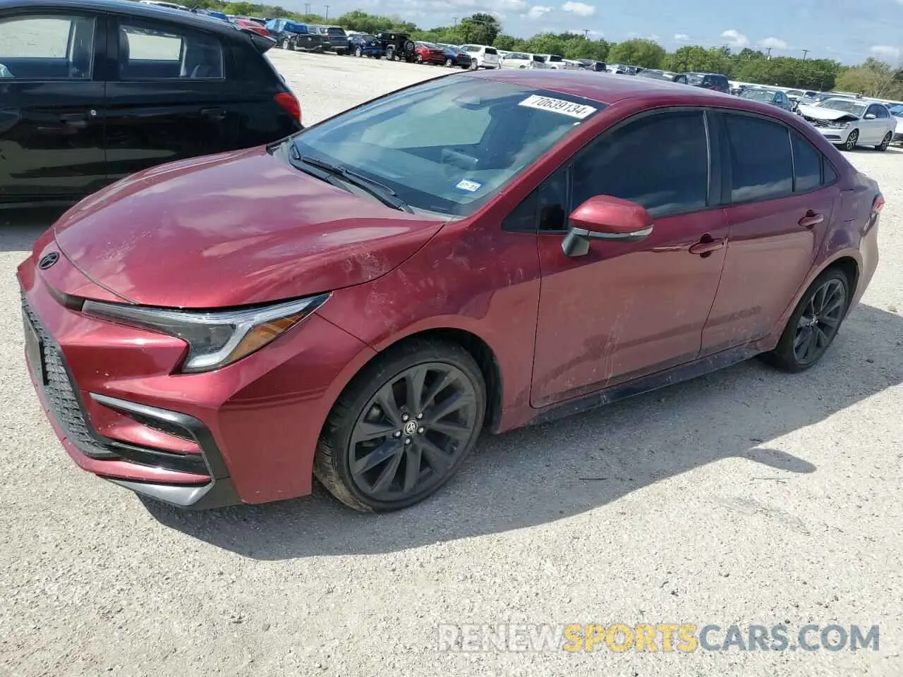 1 Photograph of a damaged car 5YFS4MCE4PP160779 TOYOTA COROLLA 2023