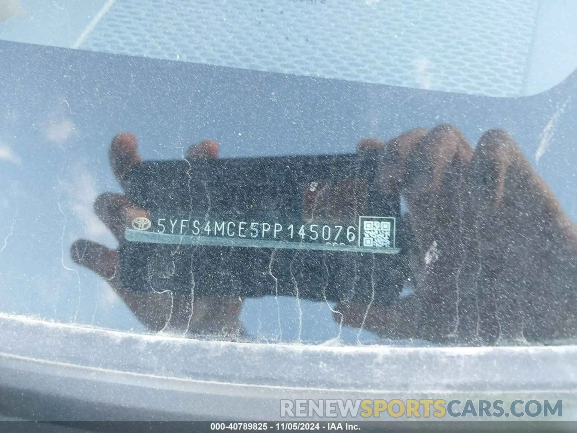 9 Photograph of a damaged car 5YFS4MCE5PP145076 TOYOTA COROLLA 2023