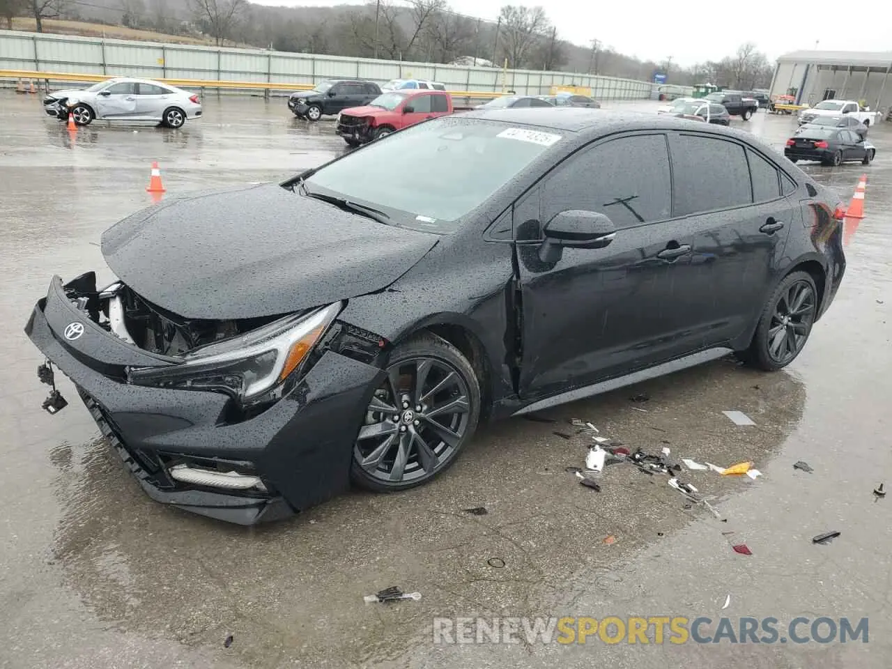 1 Photograph of a damaged car 5YFS4MCE5PP154778 TOYOTA COROLLA 2023