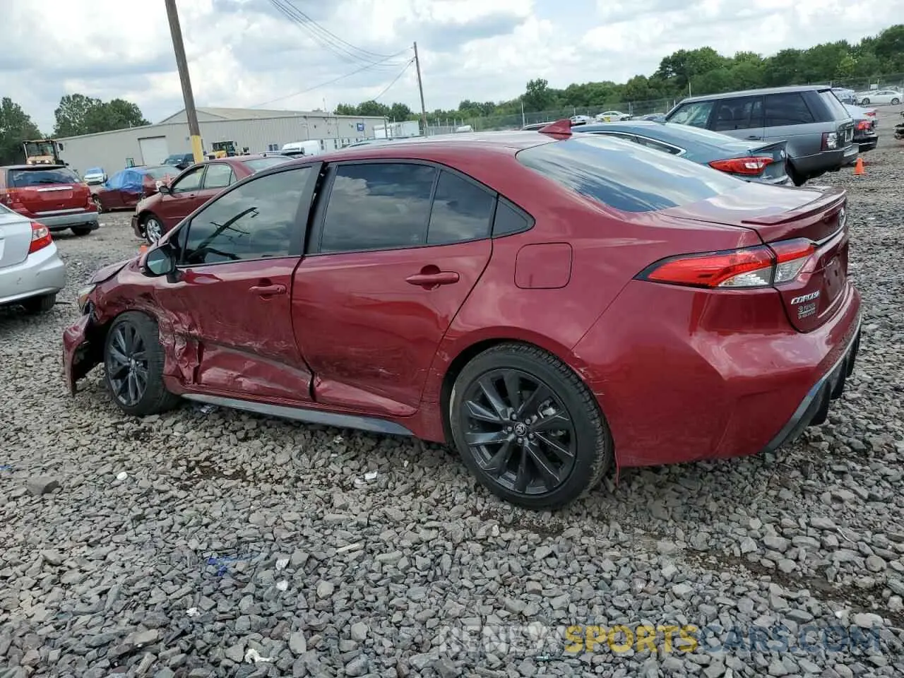 2 Photograph of a damaged car 5YFS4MCE6PP140713 TOYOTA COROLLA 2023