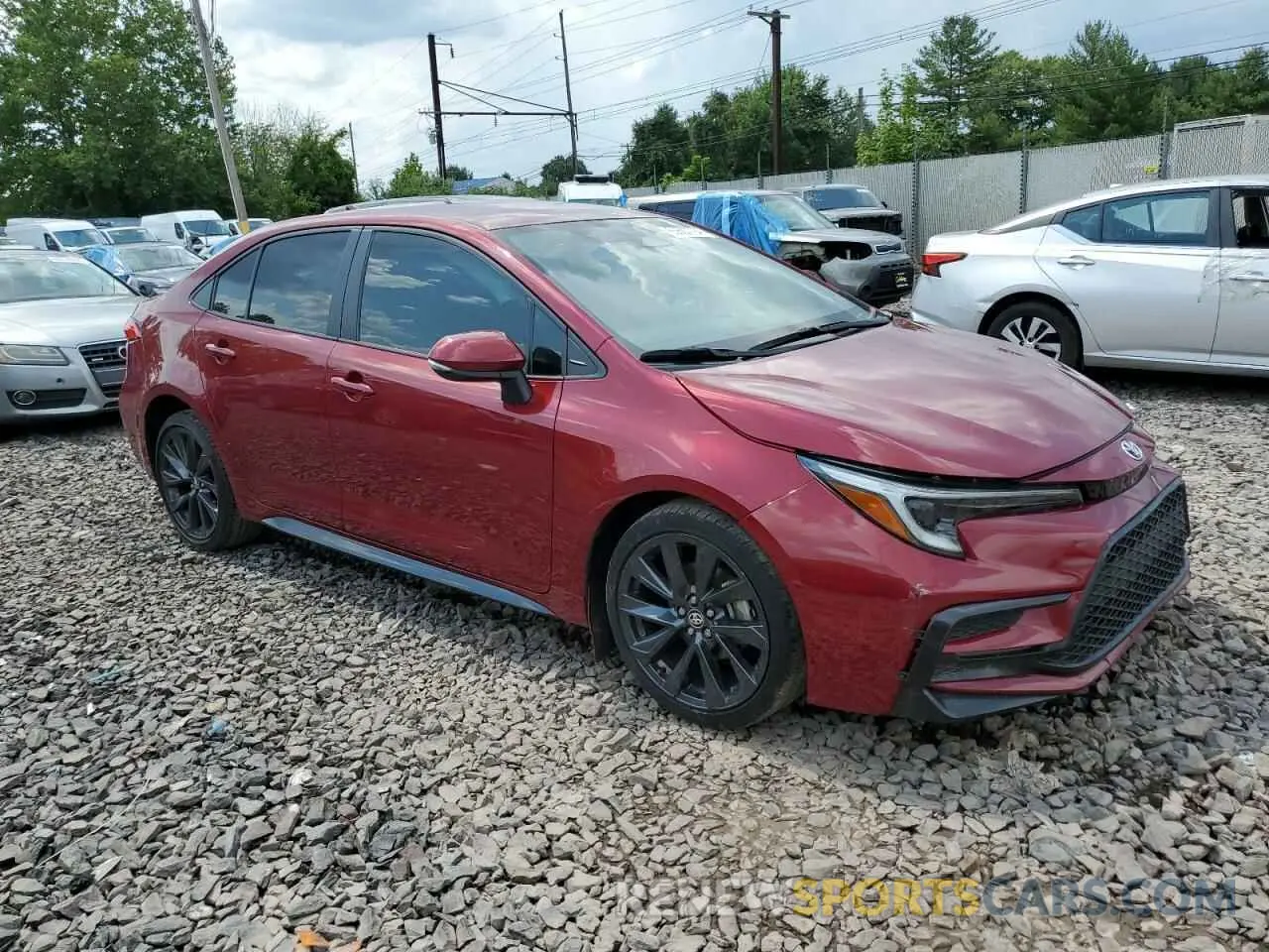 4 Photograph of a damaged car 5YFS4MCE6PP140713 TOYOTA COROLLA 2023