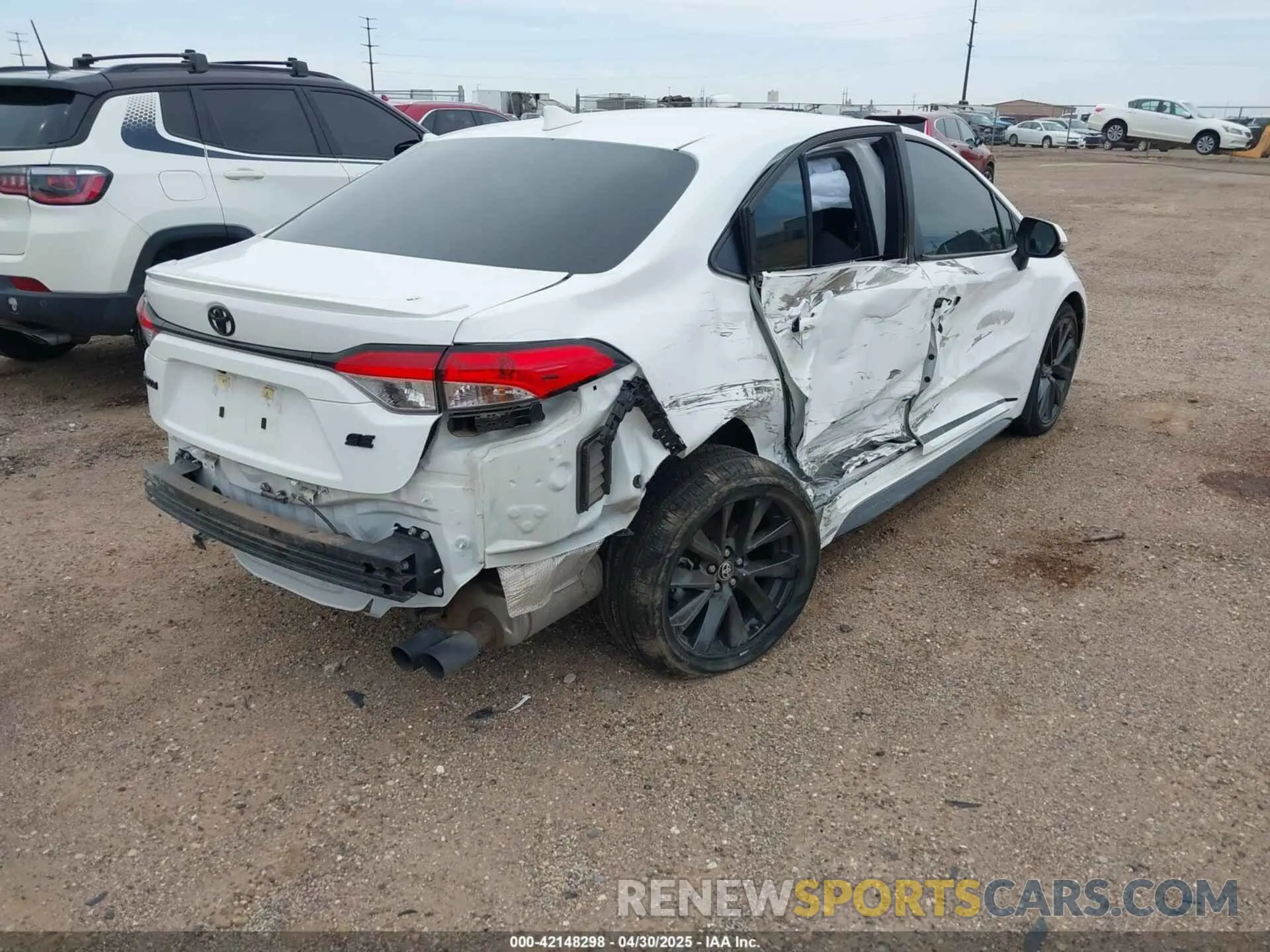 4 Photograph of a damaged car 5YFS4MCE6PP157897 TOYOTA COROLLA 2023