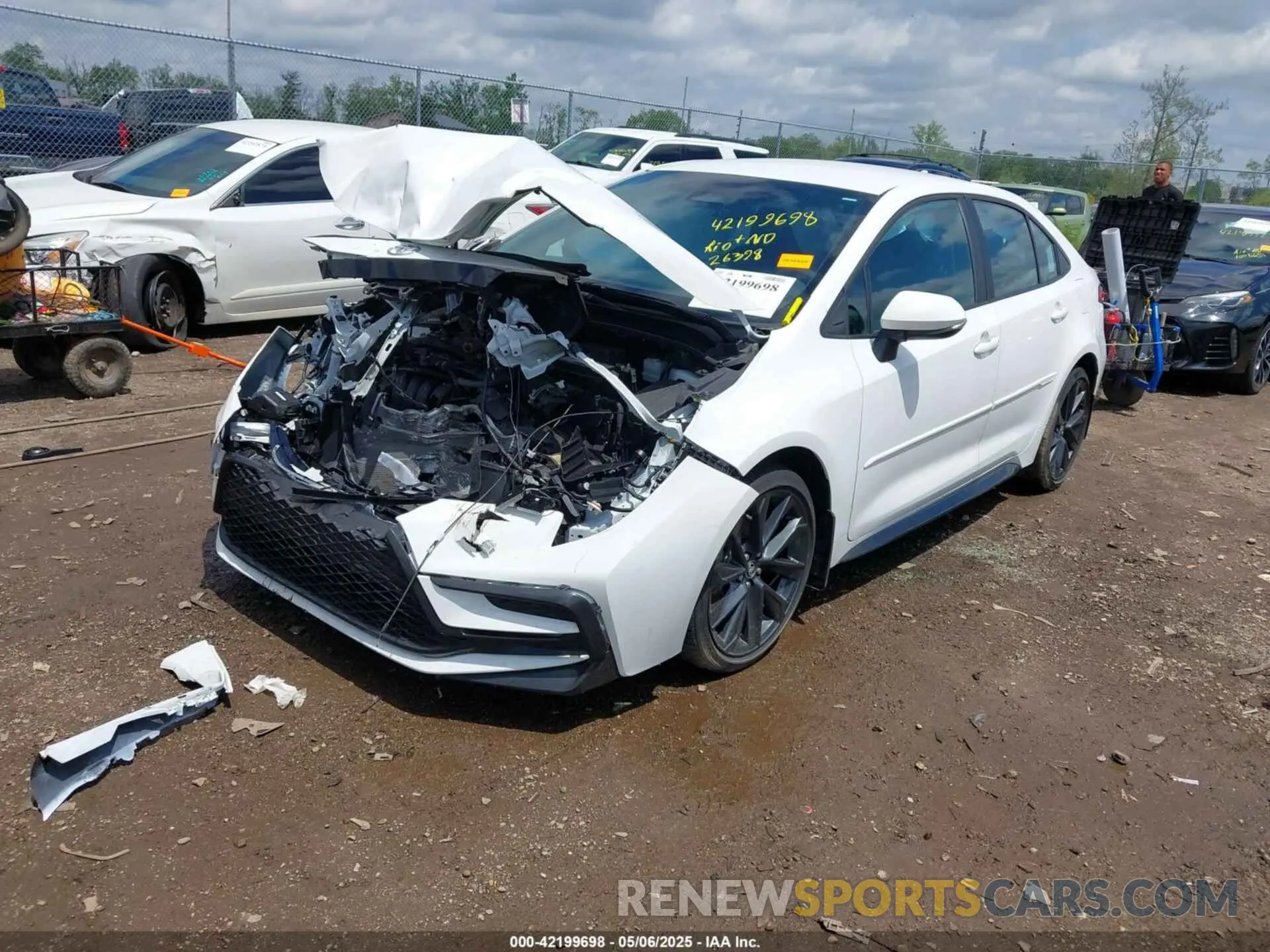 2 Photograph of a damaged car 5YFS4MCE6PP160380 TOYOTA COROLLA 2023