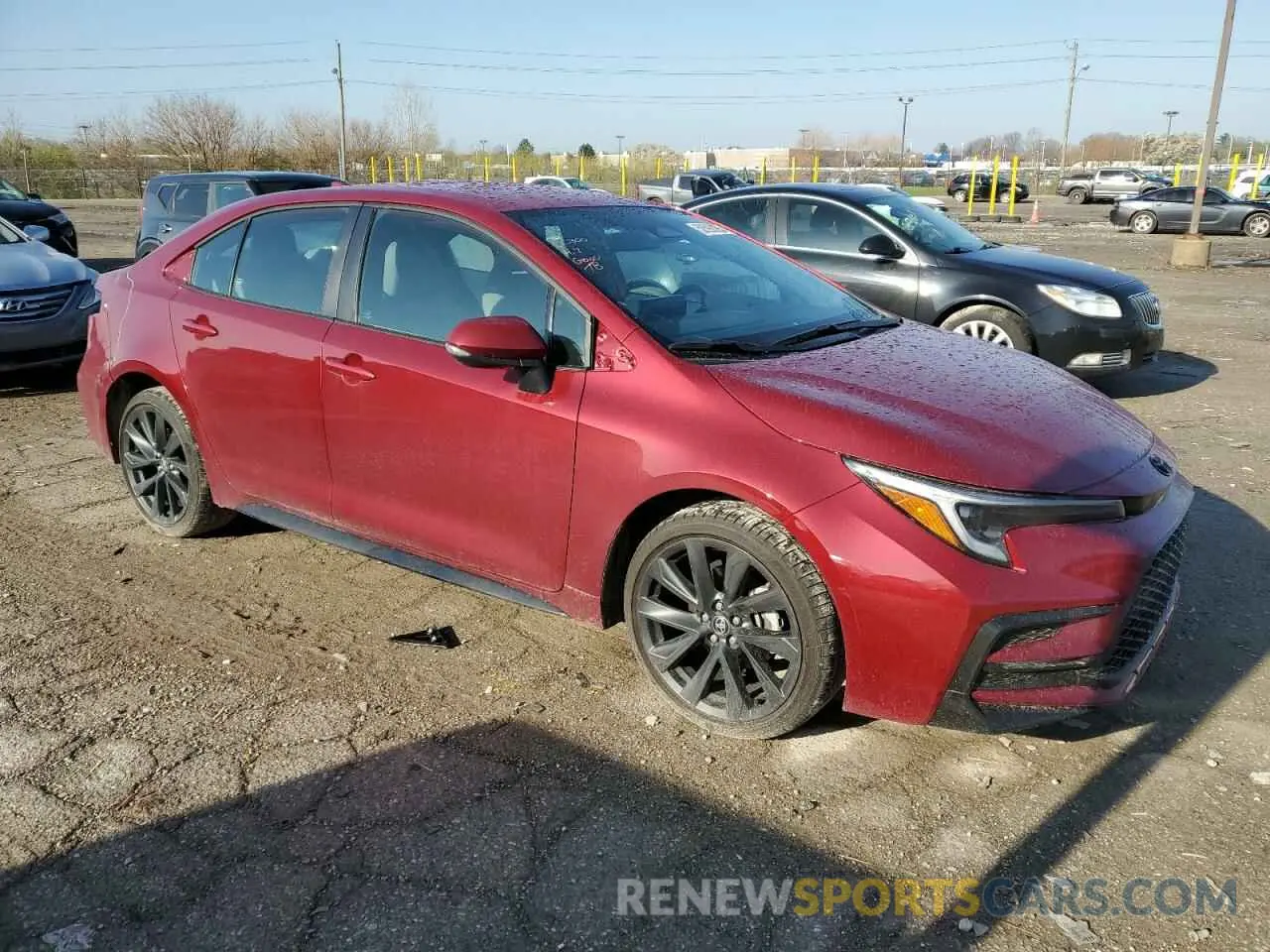 4 Photograph of a damaged car 5YFS4MCE6PP165224 TOYOTA COROLLA 2023