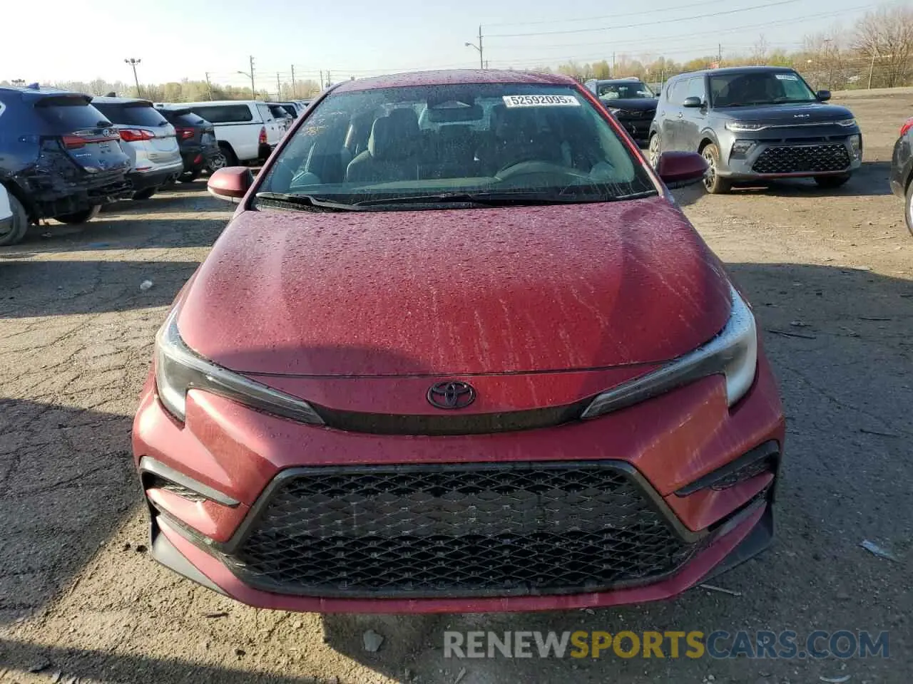 5 Photograph of a damaged car 5YFS4MCE6PP165224 TOYOTA COROLLA 2023