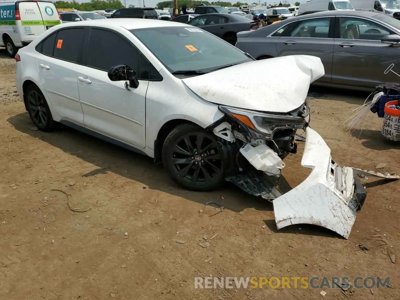 4 Photograph of a damaged car 5YFS4MCE7PP140607 TOYOTA COROLLA 2023