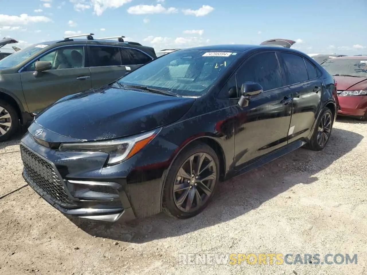 1 Photograph of a damaged car 5YFS4MCE7PP151476 TOYOTA COROLLA 2023